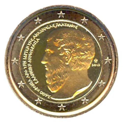 2 Euro Moneta Grecia 2013 Platone Moneta commemorativa IT0RCO082