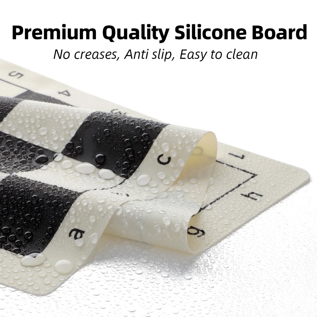 Set di scacchi – Set di scacchi in silicone da 50,8 cm, 9,8 cm, con 2 regine extra, scacchiera pieghevole portatile da viaggio con borsa per il trasporto