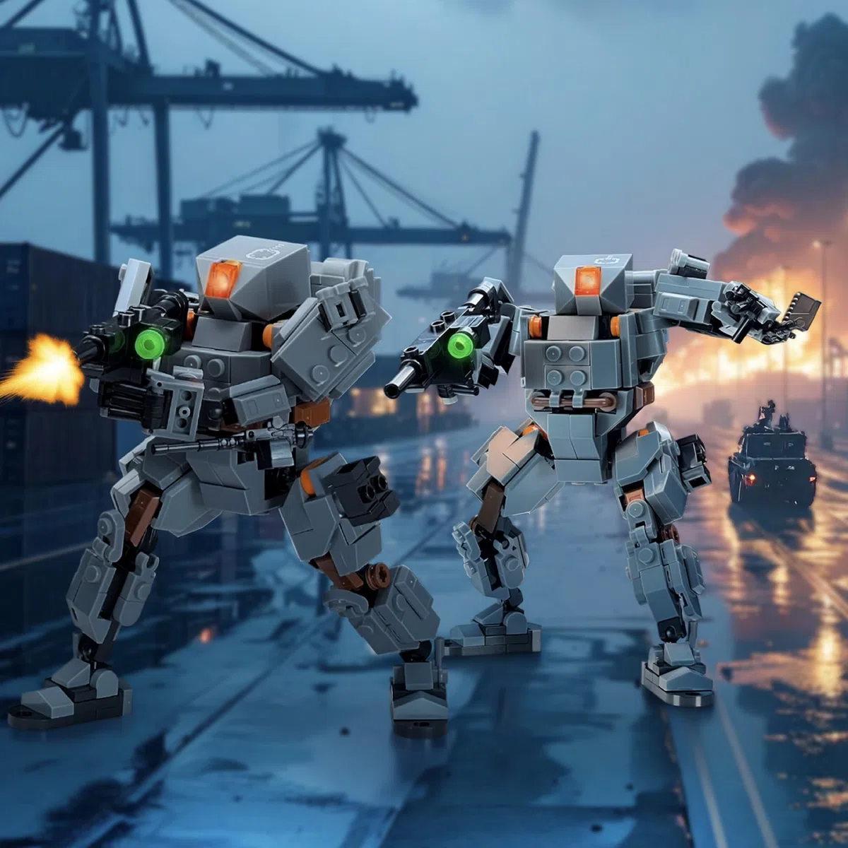 MyBuild Forze armate Alpha Core 5029 - Mech tattico versatile con carichi modulari | Modello di robot articolato | Età 14+
