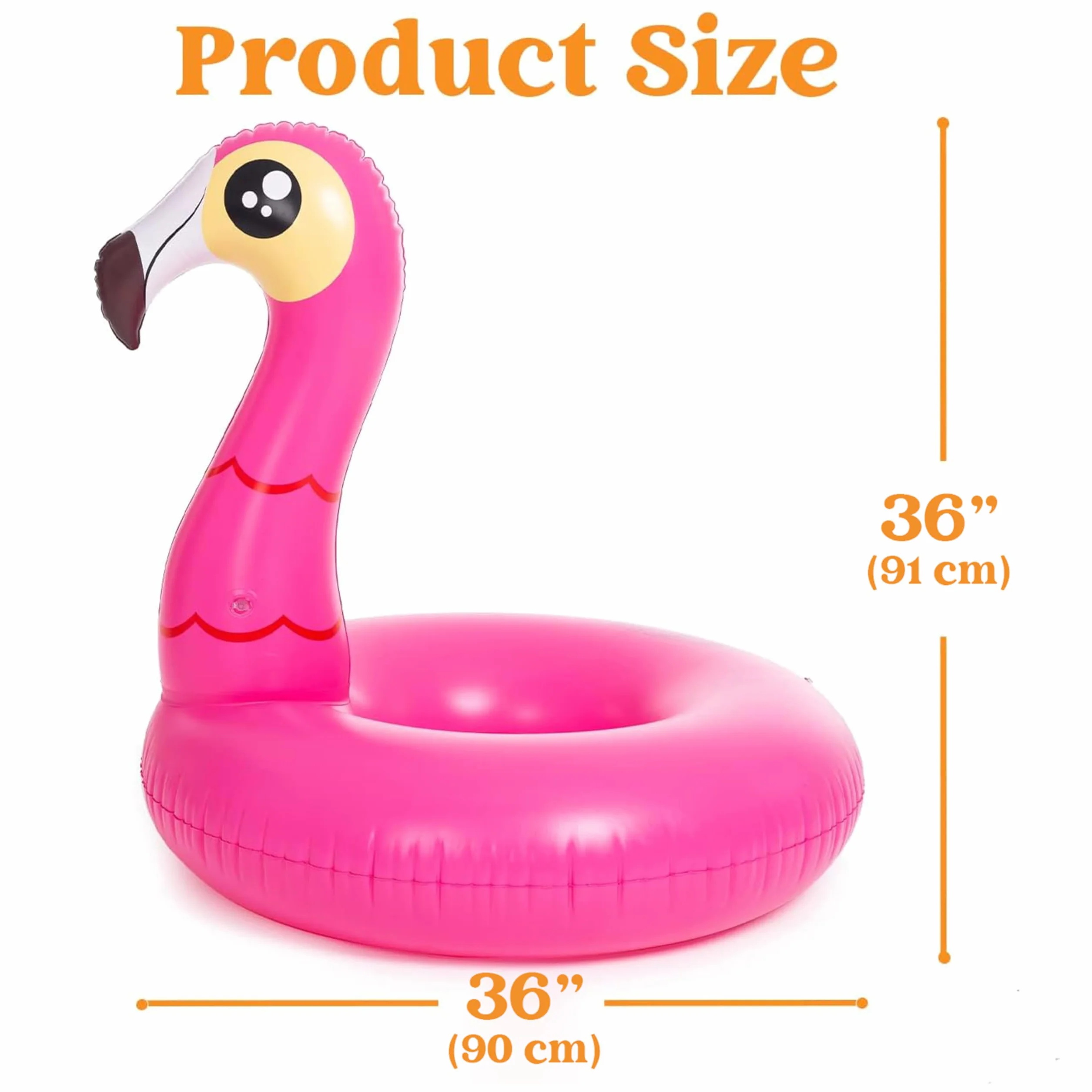 JOYIN 2 Cavalcabile Fenicotteri Gonfiabili, Unicorno Gonfiabili Piscine Adulti Bambini Galleggiante per Piscina, Giochi per Piscina per Beach Party Feste Ferragosto Vacanze Estive
