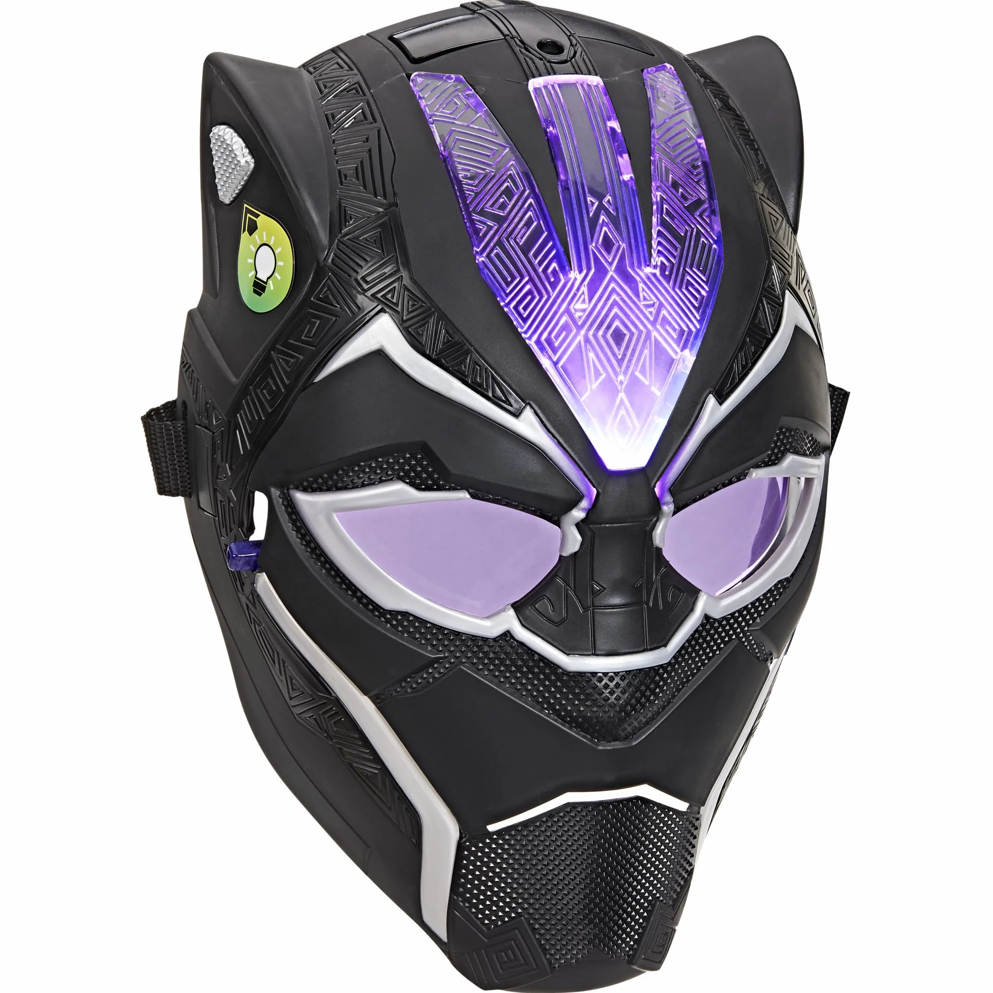 Hasbro Marvel Avengers, maschera Vibranium con effetti speciali di Black Panther, giocattolo per roleplay elettronico