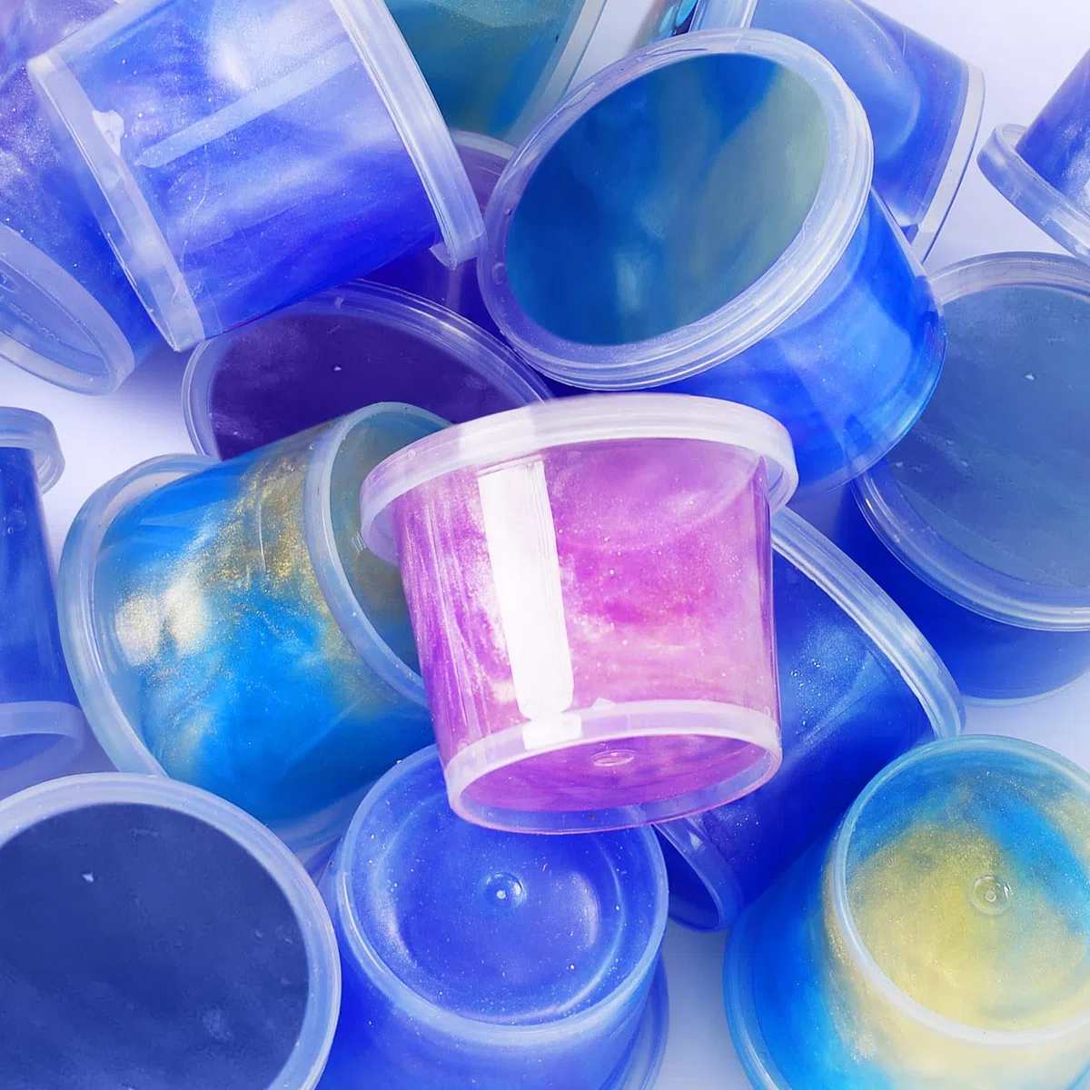 Lot de 24 Kits de Slime Galaxie pour Enfants, Extensible et Non Collant, Jouet pour garçons et Filles de 5 à 12 Ans