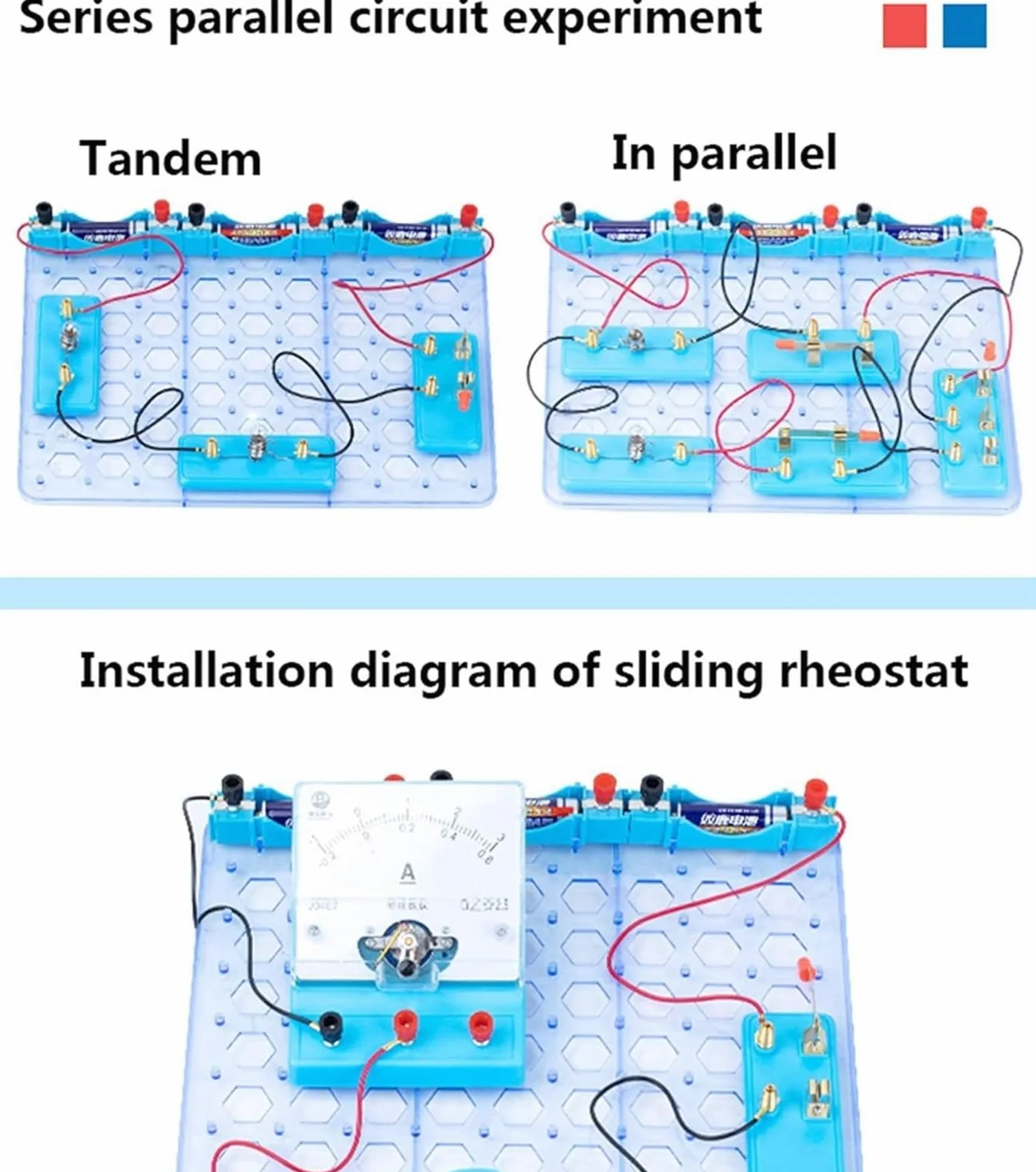 Kit Completo per Esperimenti di Elettromagnetismo E Fisica, Kit Didattico Completo sui Circuiti Elettrici Che Supporta Oltre 50 Tipi di Esperimenti di Laboratorio su Elettricità E