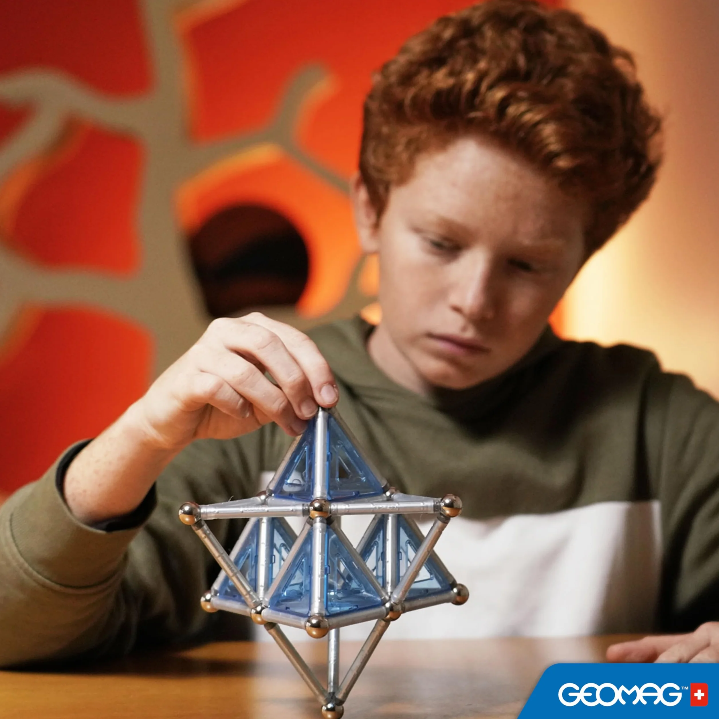 GEOMAG - PRO-L 110 Pezzi, Costruzioni Magnetiche per Bambini Geometriche, Blocchi Magnetici con Barrette e Sfere, Giochi Bambini 8 Anni +, Gioco STEM Educativo, Idea Regalo Natale e Compleanno