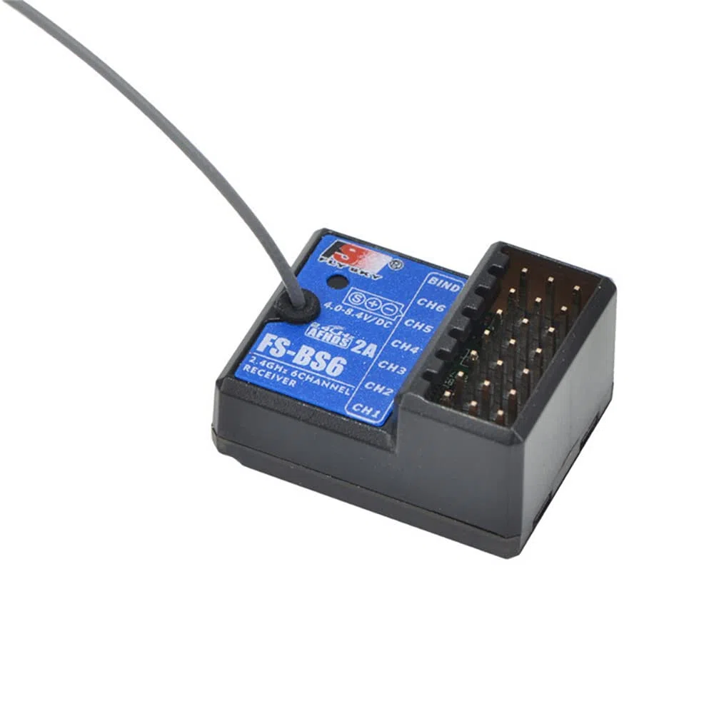 Ricevitore 6CH 2.4G Spectrum Ricevitore FS-BS6 RC con Sistema di stabilizzazione giroscopica per 1/10 RC Auto/Timone/Crawler