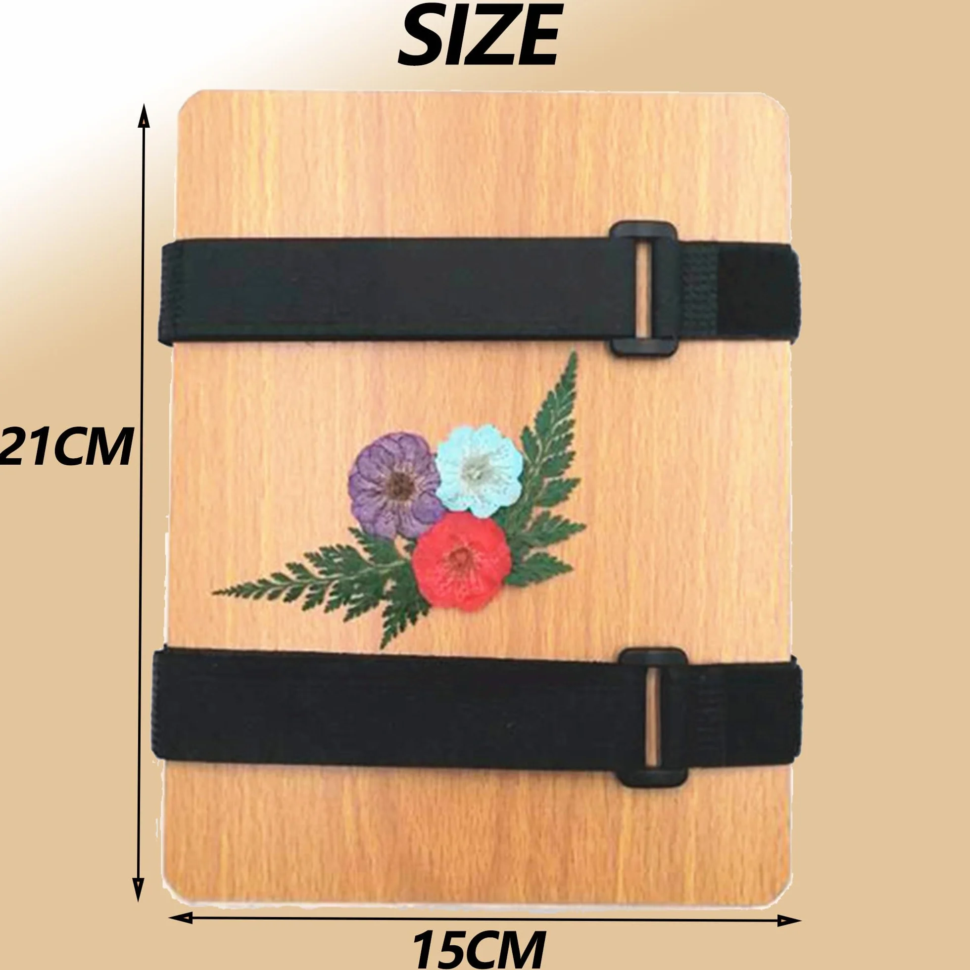 QSLKI Kit in Legno Per Pressatura Fiori, Piante e Foglie - 15x21cm Con 6 Strati Per Adulti e Bambini - Perfetto Per Arti e Mestieri