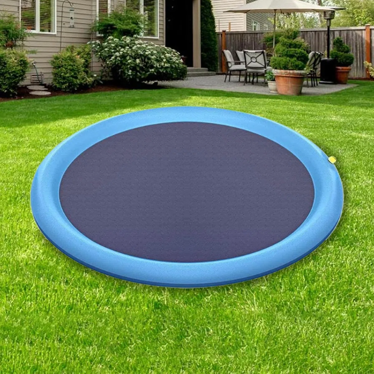 Tappetino Splash Per Cani,Tappeto gioco estivo - Tappeto Gioco Fontana Estiva - Per Bambini Maschi, Prescolari, Famiglie, Cortile, Asilo, Campeggio, Spiaggia, Patio, Giardino,