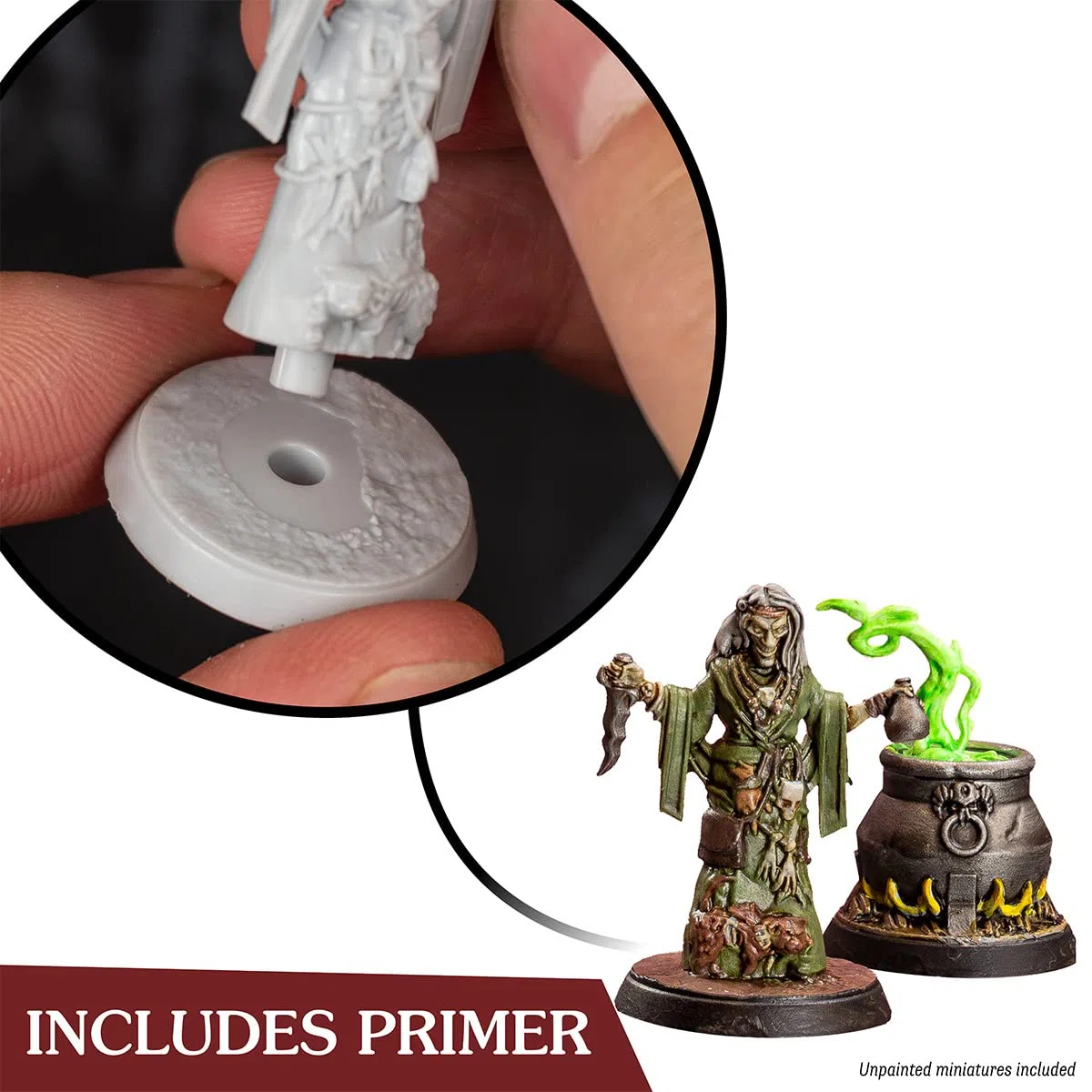 The Army Painter GameMaster Wilderness Adventures - Set di Colori per Giochi di Ruolo, 20 Bottiglie di Vernice acrilica da 12 ml, 1 Pennello Asciutto, 1 Miniatura in plastica per Warhammer 40k e