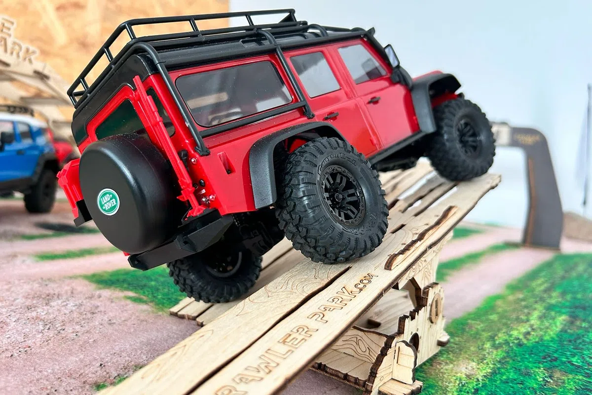 KIT Base di 2 Ostacoli per RC Crawler Park Course 1/24 & 1/18 Scala