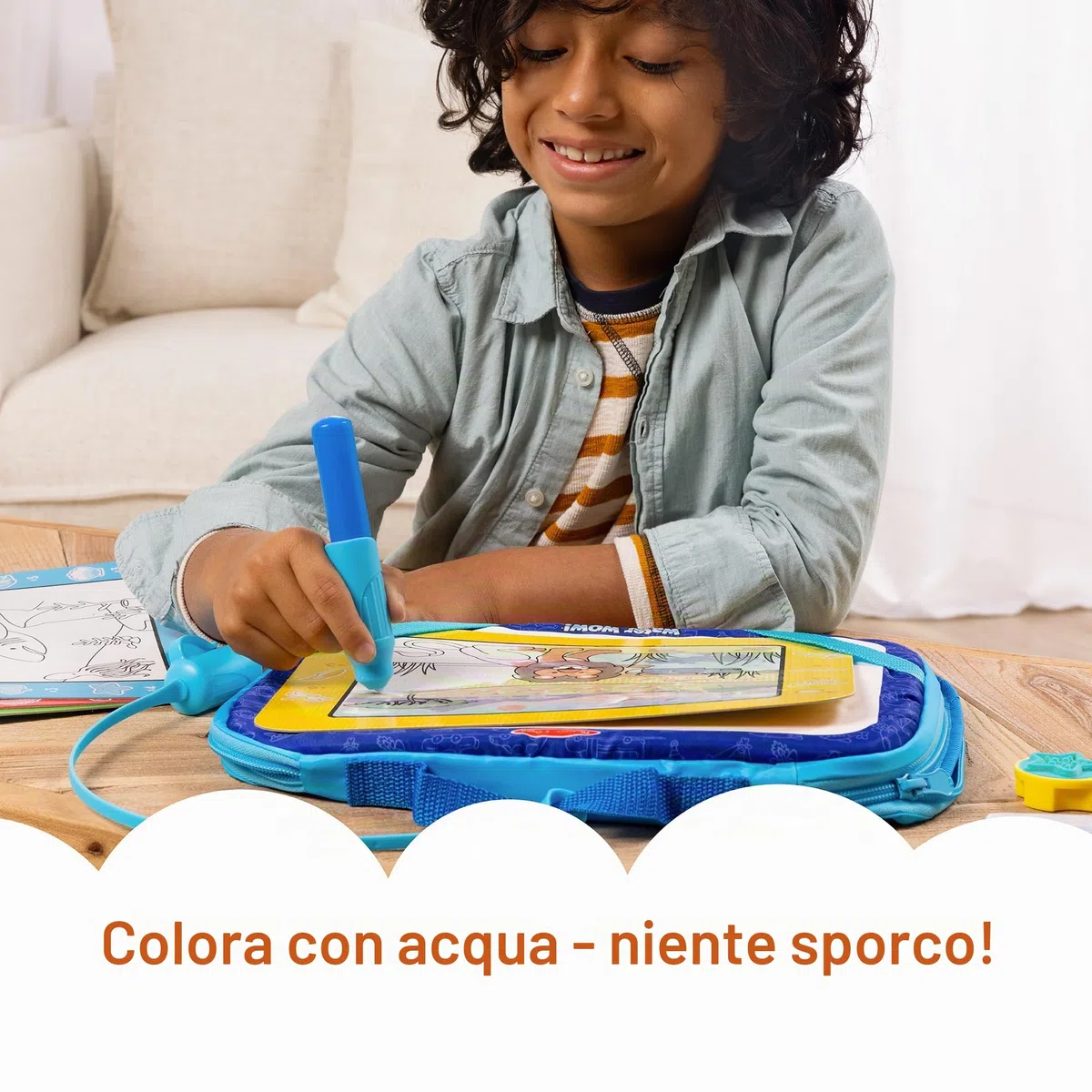 Melissa & Doug Water Wow Set da Disegno Multi attività Portatile con Colori a Sorpresa, Giocattolo da Viaggio Adatto dai 3 Anni in su