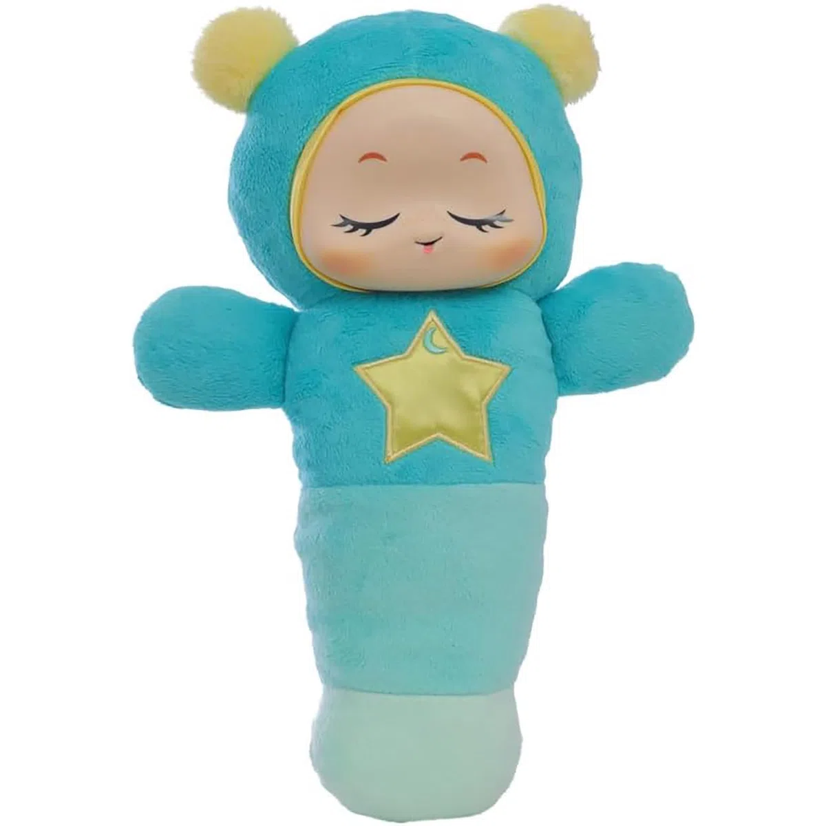 Playskool Glo Worm SmartSense, Peluche morbido con sensore di pianto e voce registrabile [Esclusivo Amazon]