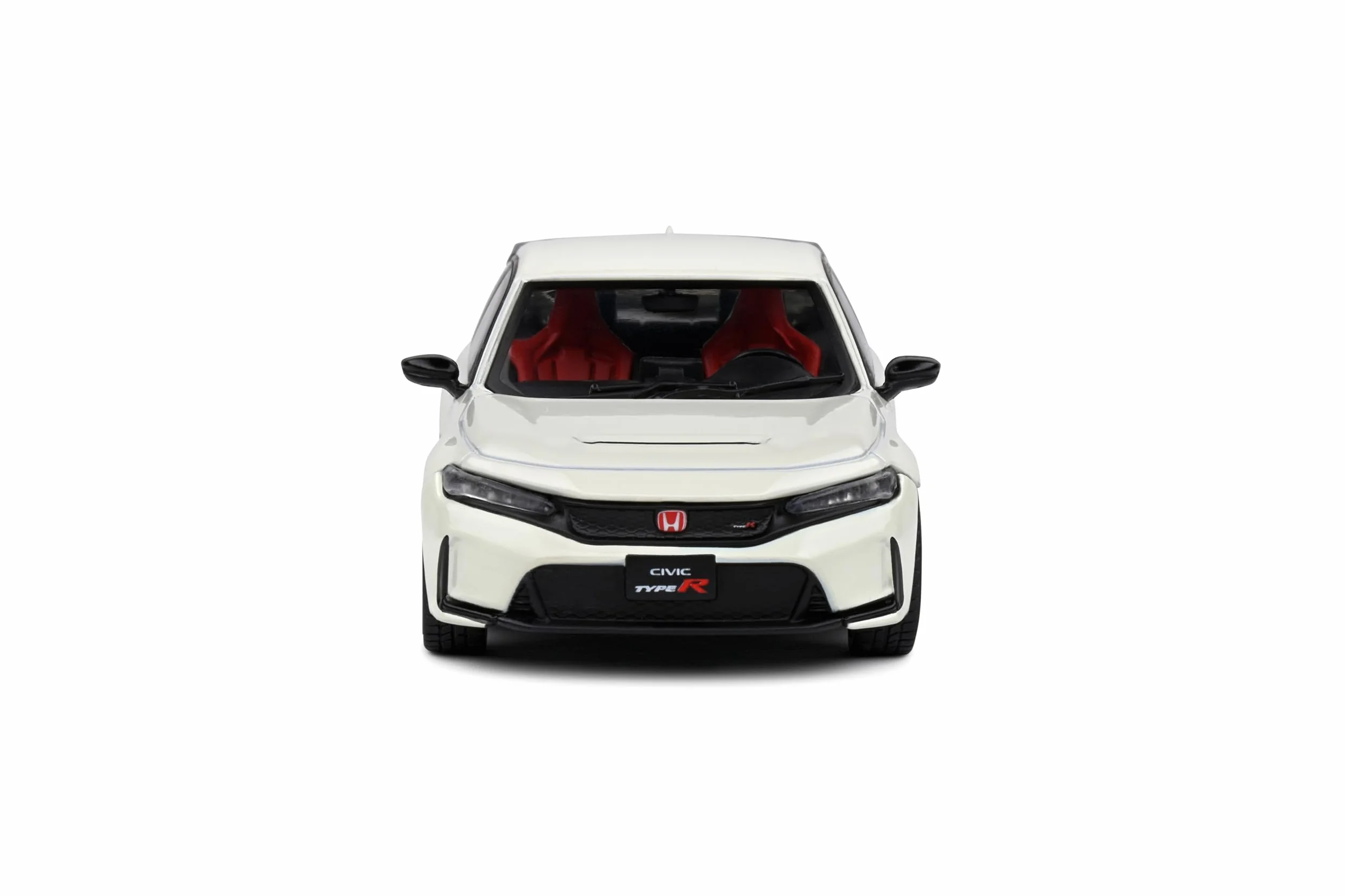 Solido 1:43 Honda Civic Type R 2022 Bianco - Die-Cast Modellino Auto Cartone Finestra con Base in plastica 421438110
