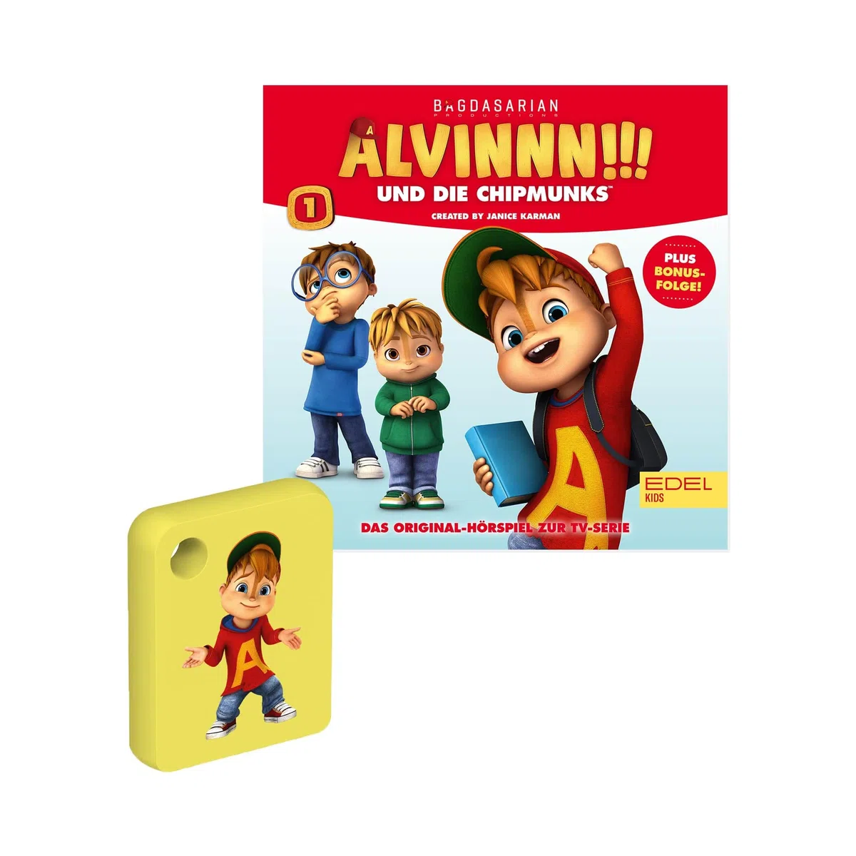 Galakto Audio Token: Alvinnn!!! e i Chipmunks – L'orsacchiotto parlante & 5 altri episodi, gioco per bambini dai 6 anni in su, tempo di gioco circa 80 minuti
