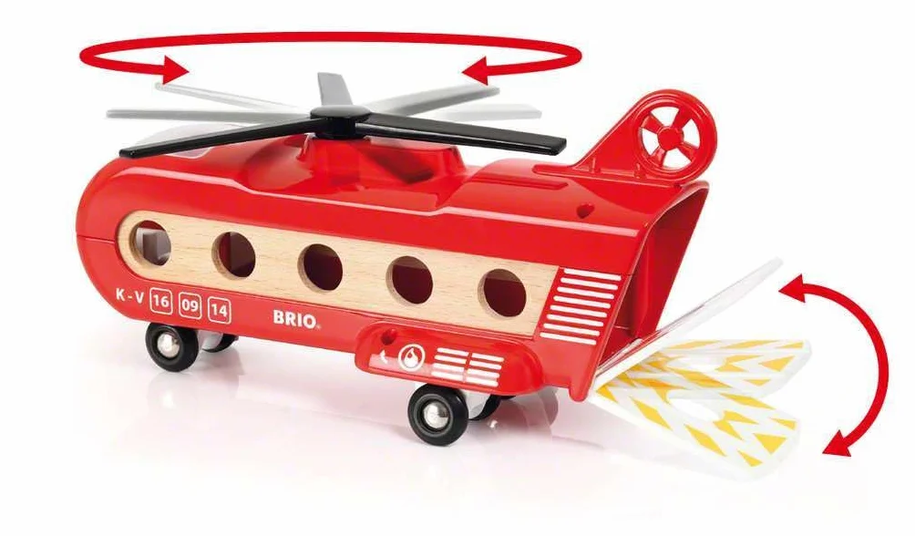 BRIO Ravensburger Italy 33886 - Elicottero Trasporto Merci