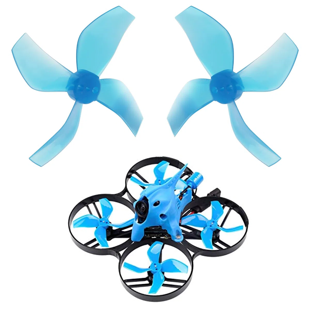 ECSiNG 16 Pezzi Eliche A 4 Pale 2020 Con Albero Da 1,5 Mm Compatibile Con Beta85X HD Digital VTX Drone 1103 8000KV E 1105 5000KV Motori Brushless