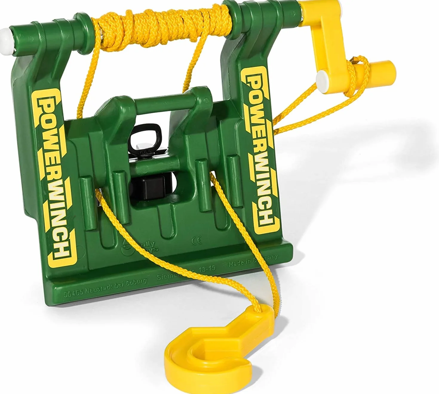 Rolly Toys RollyPowerwinch Argano a cavo John Deere (per veicoli RollyToys, montaggio anteriore o posteriore, per bambini a partire dai 3 anni, verde) 408986