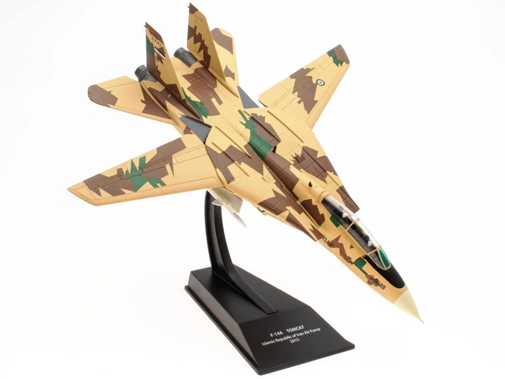 OPO 10 - Aereo da Caccia Militare 1/100 Compatibile con F-14A Tomcat Repubblica Islamica dell'Iran Air Force 2015 - con Ali spiegate - CP58