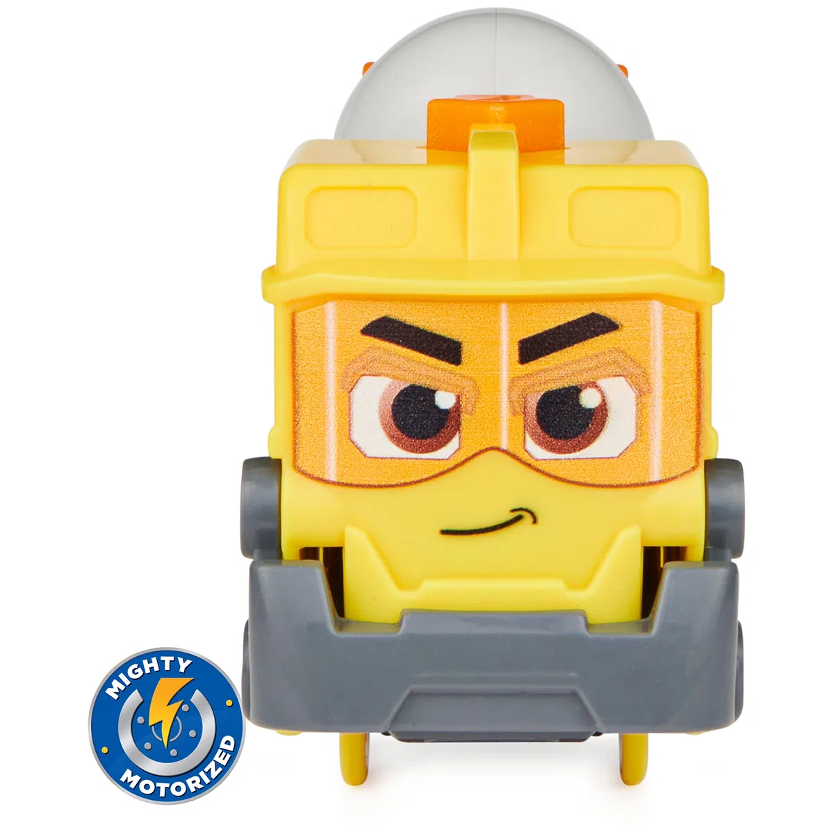 Mighty Express trenino motorizzato Brock il costruttore con attrezzo di lavoro e vagone merci, giocattoli per bambini 3+