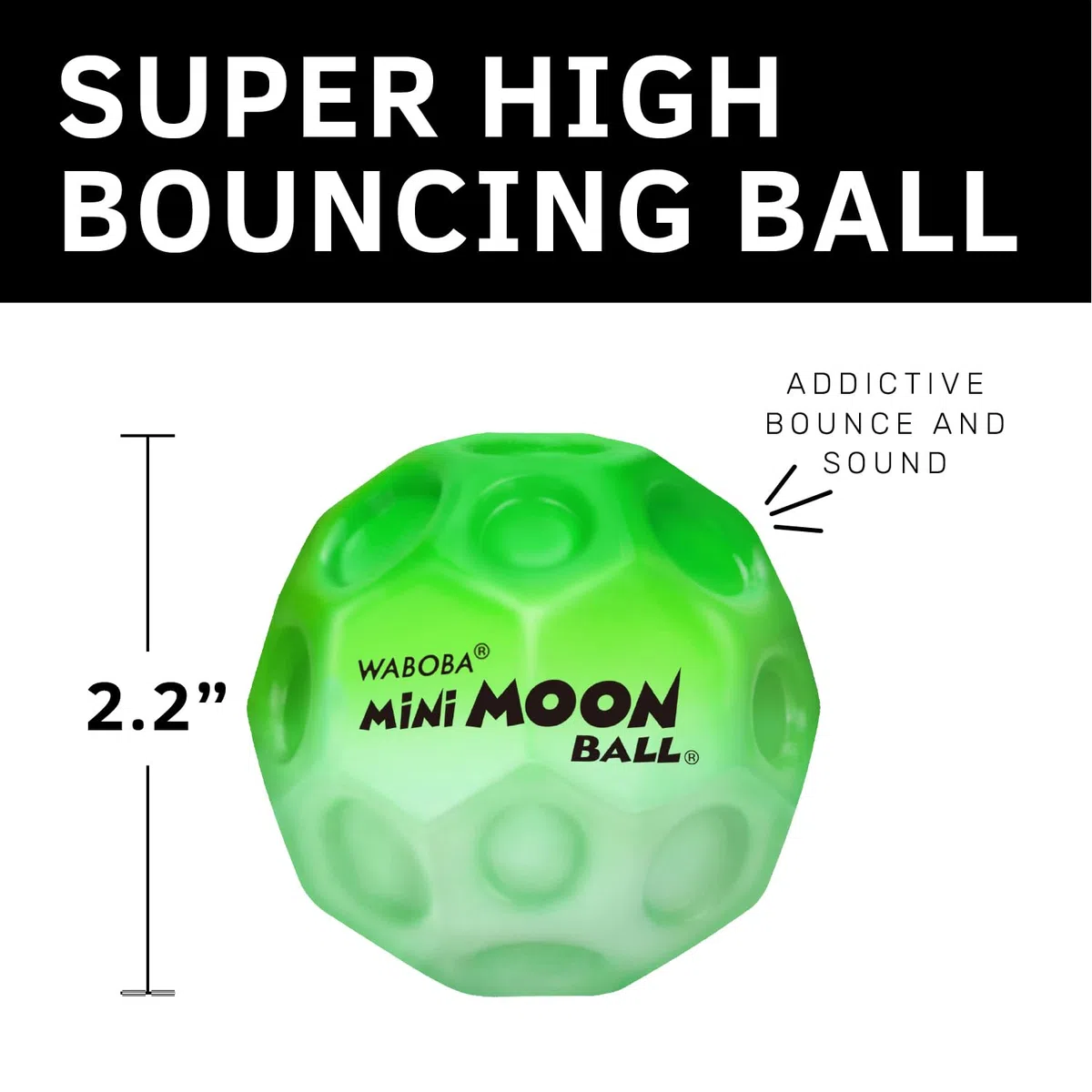 Waboba Mini Cracket Set – Mini mazza Cracket con Mini Moon Ball per Baseball