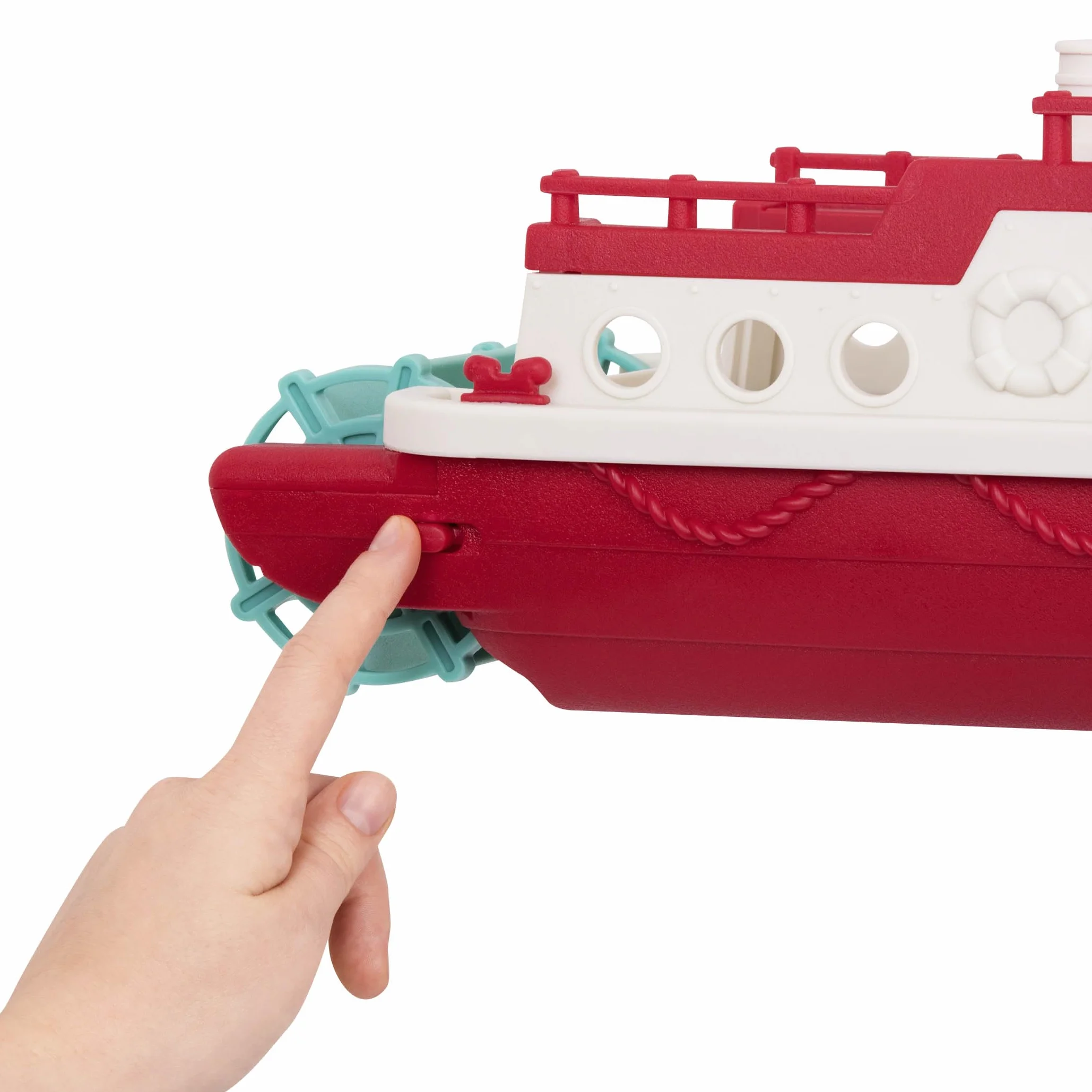Battat - Traghetto - Traghetto e auto giocattolo - Gioco di finzione - Giocattolo da piscina e da bagno per bambini e ragazzi - 12 mesi +