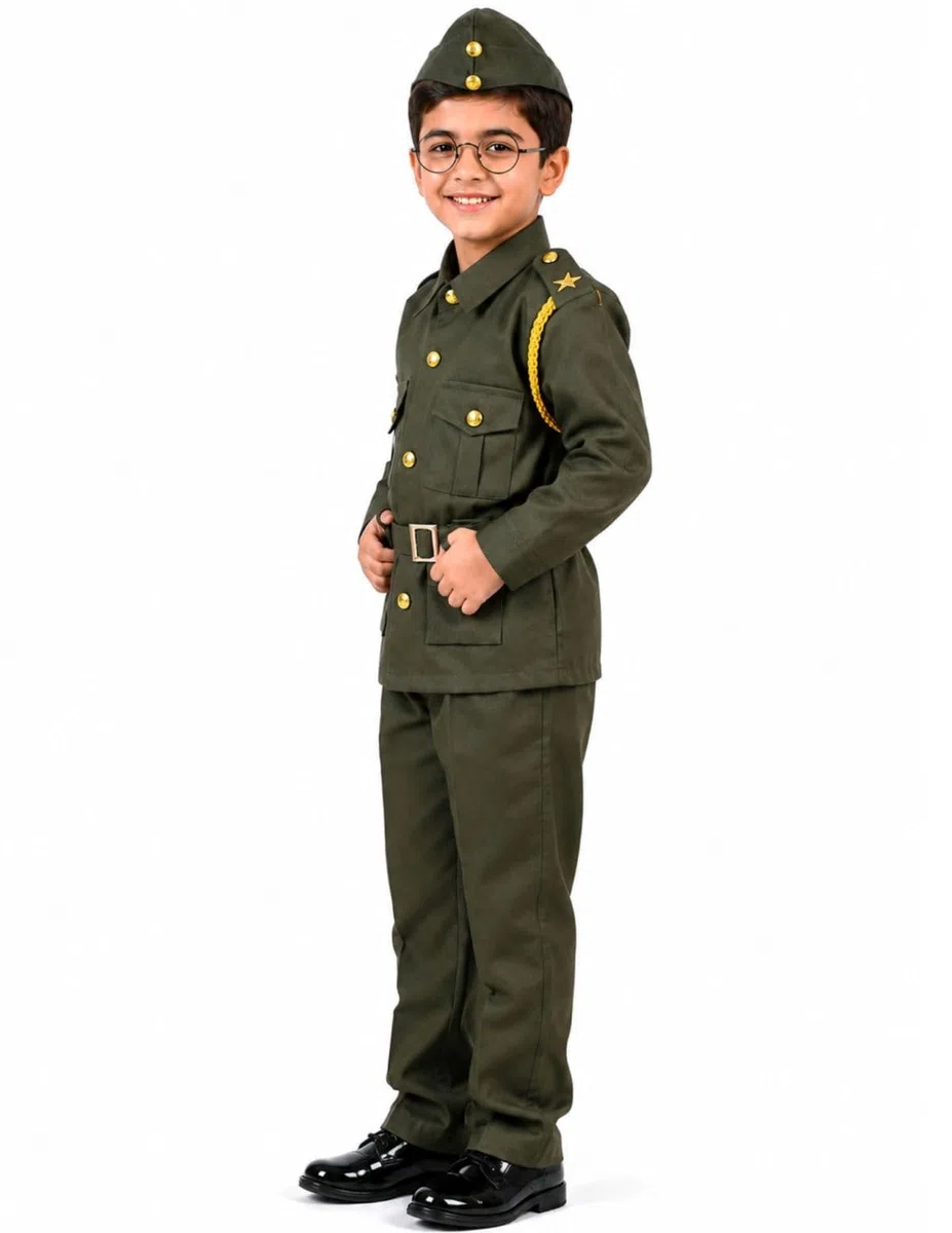BookMyCostume Costume da combattente della libertà per bambini