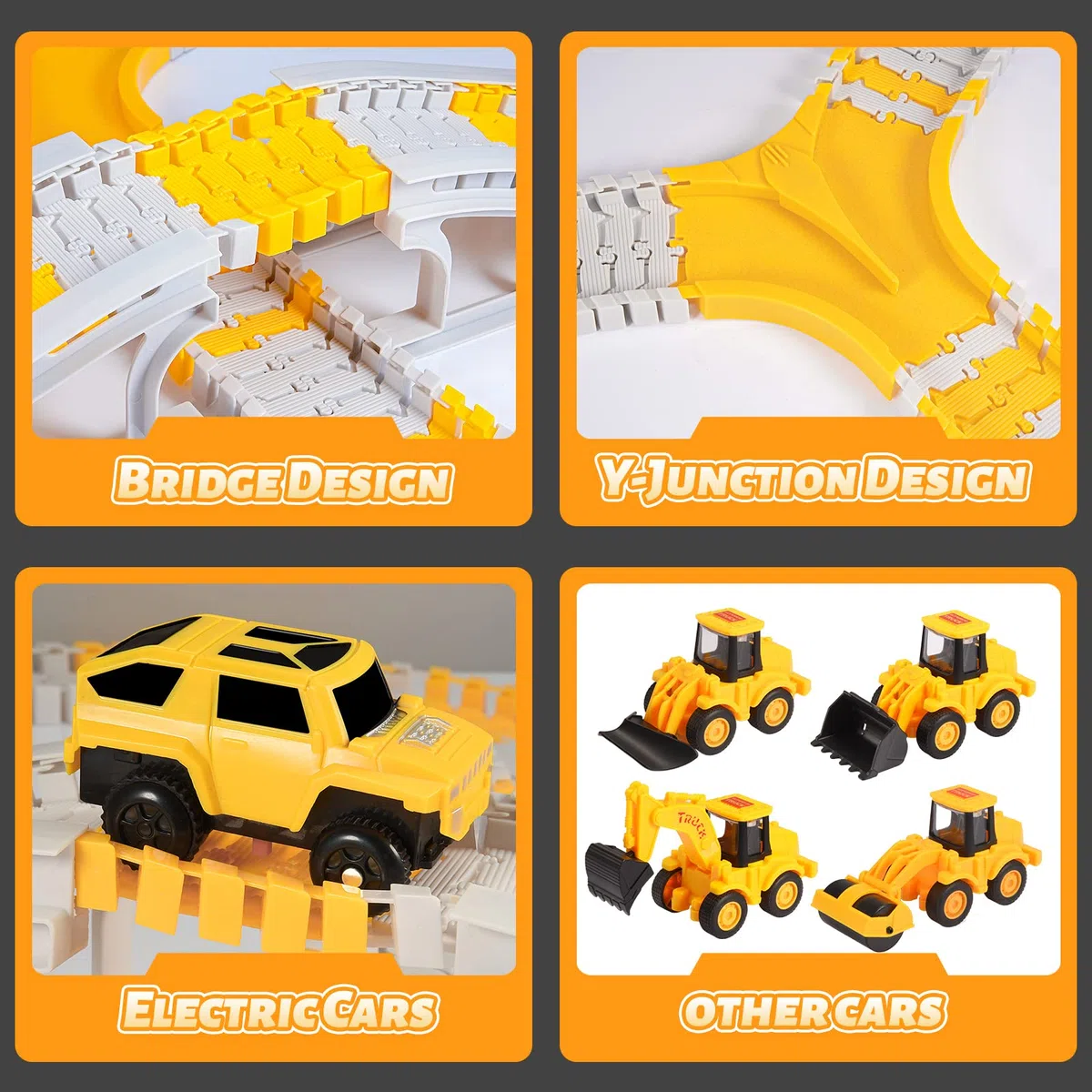Adeokay Giocattoli A Partire Da 3 4 5 6 7 8 Anni Ragazzo, Pista Da Corsa Per Bambini Regalo Ragazzo Giocattolo Per Bambini 3-8 Anni Regalo di Compleanno Per Bambini Autocarro Dai 3-8 Anni