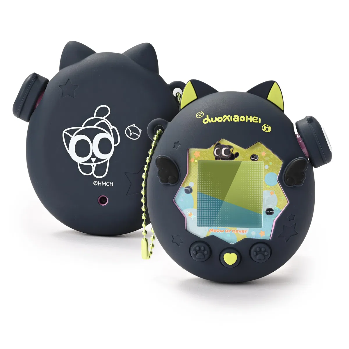GeekShare Custodia in silicone compatibile con Tamagotchi Paradise, morbida custodia protettiva, cappucci per pulsanti, collana di perle e adesivi, skin antigraffio, set di impugnatura comoda (Luo