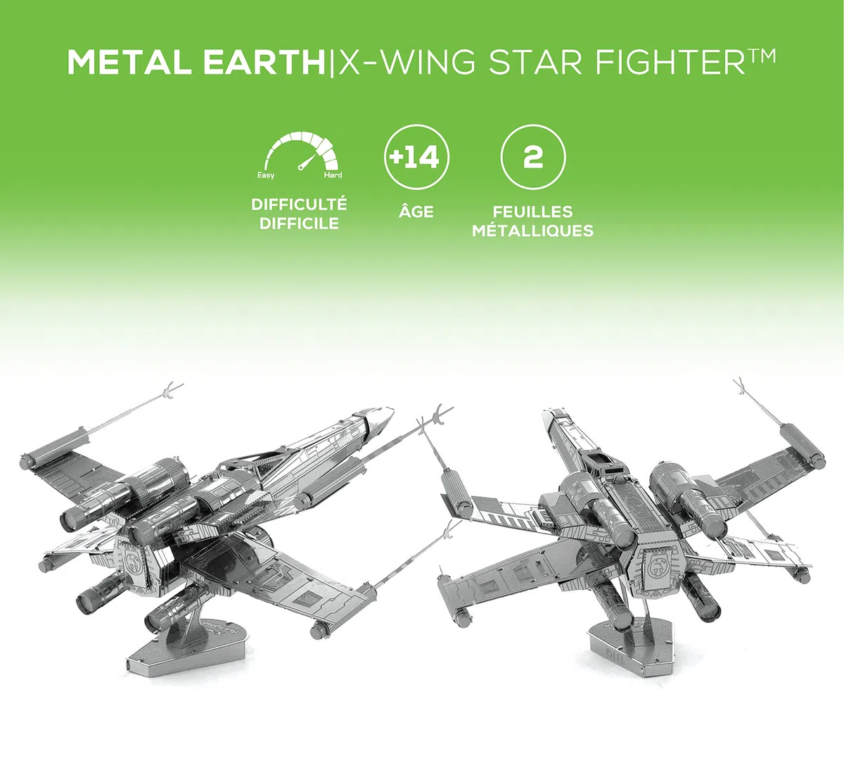 Metal Earth - Star Wars, Modellino di Caccia X-Wing