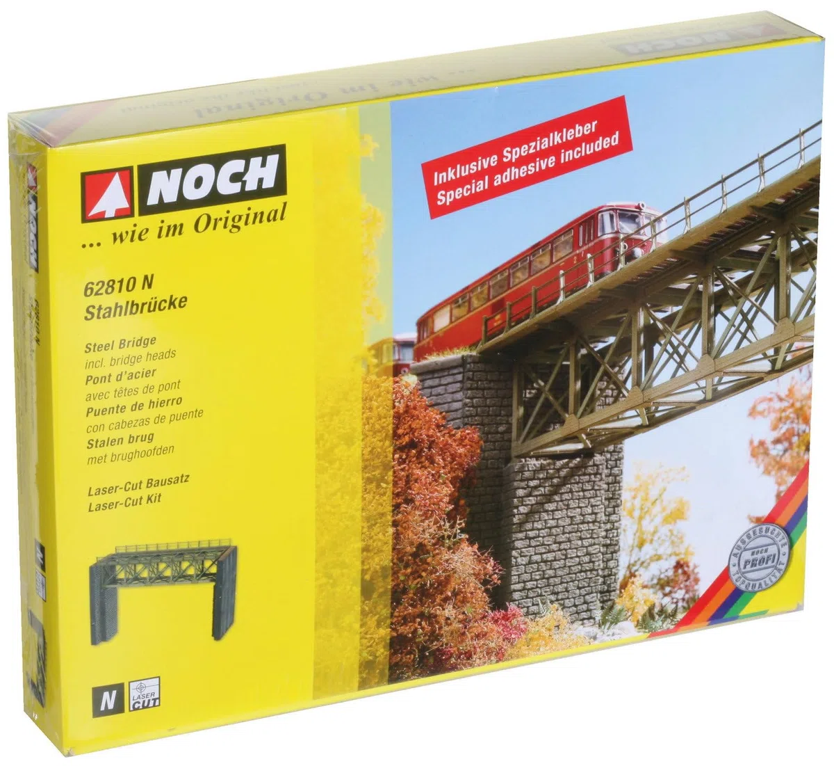 Ponte in Acciaio con pilastri 10,2 cm N