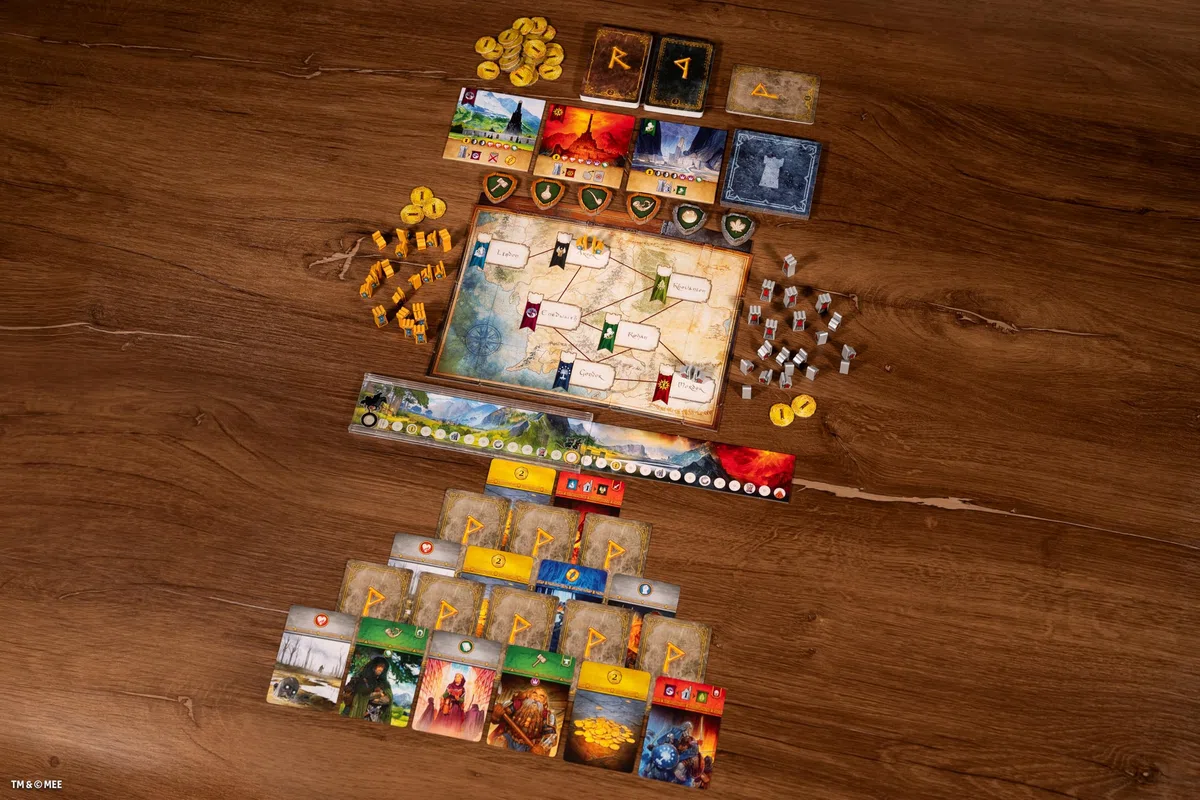 Asmodee Il Signore degli Anelli: Duel for Middle Earth, Gioco da Tavolo per 2 Giocatori, 10+ Anni, Edizione in Italiano