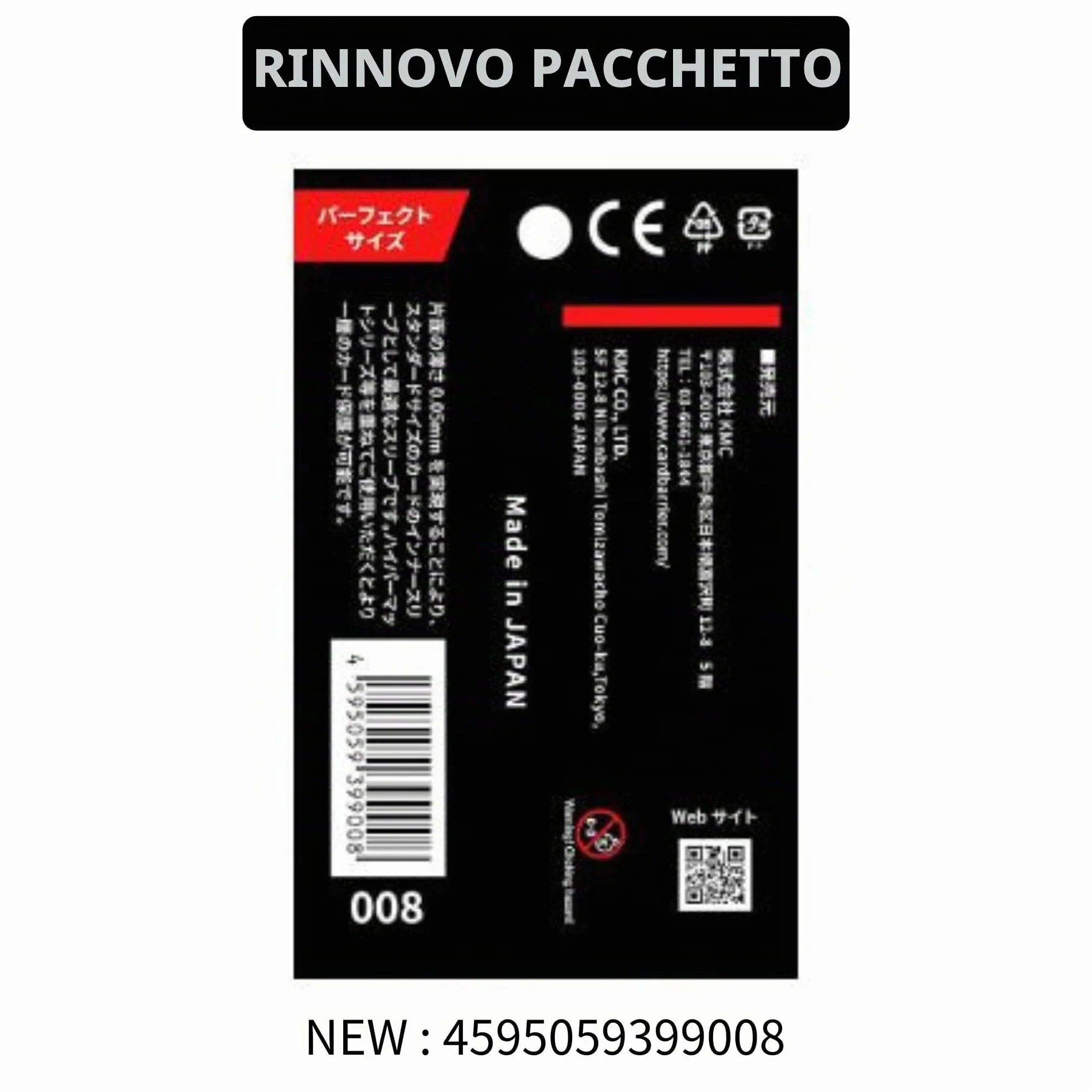 KMC 100 Karte Barriere Perfekte Größe (10 Packungen/Gesamt 1000)