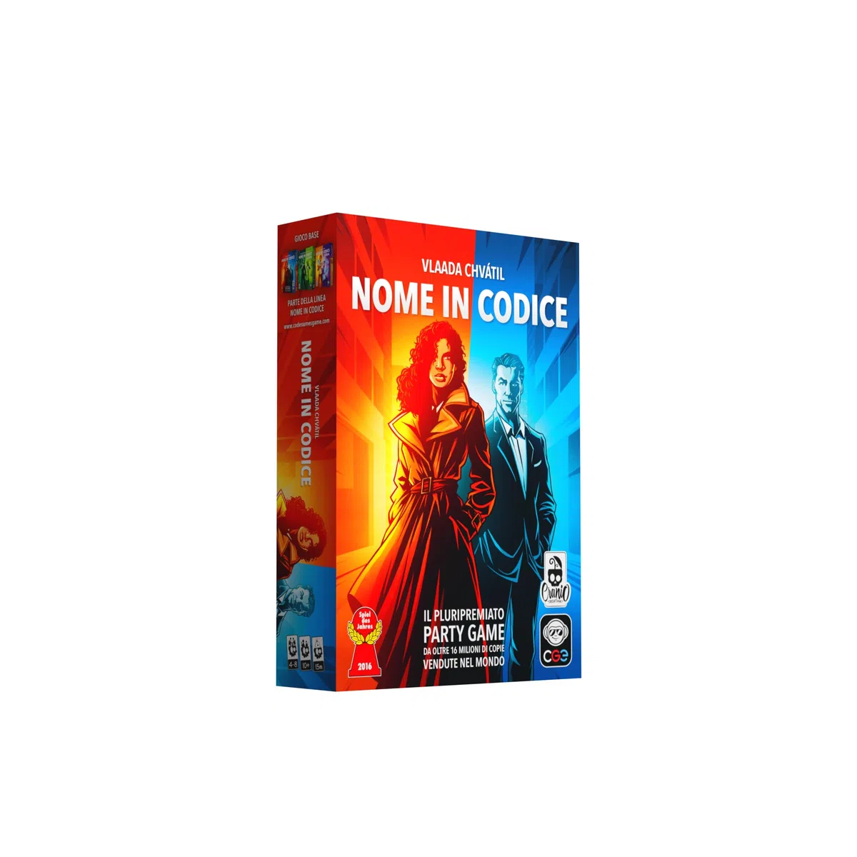 Cranio Creations - Nome in Codice, Seconda Edizione - Il Grande Classico dei Party Game in una Nuova Veste - Party Game - Età 10+ - 15 Min - Da 4 a 8 Giocatori - Edizione in Lingua Italiana