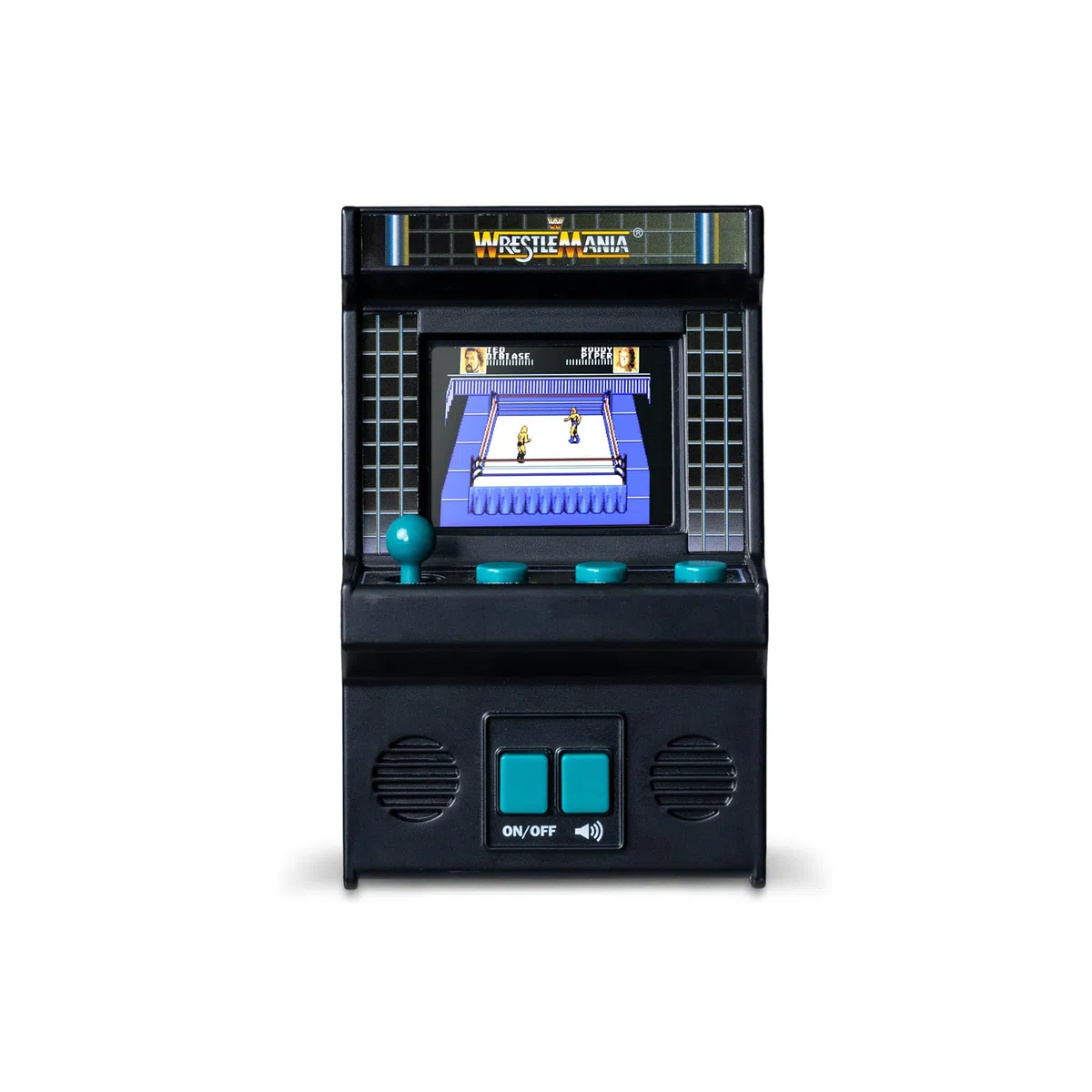 Basic Fun Mini Console Arcade Classica WWE con Giochi Integrati