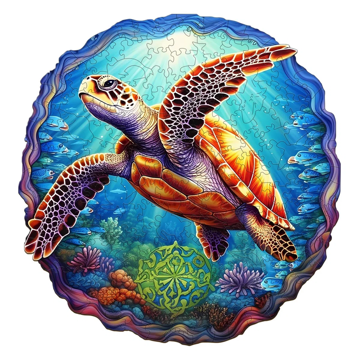Puzzle in legno per adulti, 300 pezzi a forma di animale, a forma di animale, regalo di Natale per famiglia, amici, 34 x 35 cm