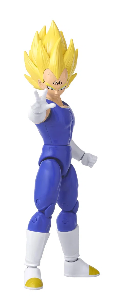 Bandai - Dragon Ball Z - Figurina articolata Dragon Stars 17 cm - Majin Vegeta - Licenza ufficiale Dragon Ball - Figurina articolata Majin Vegeta - Giocattolo per bambini 4 anni e + - 40731