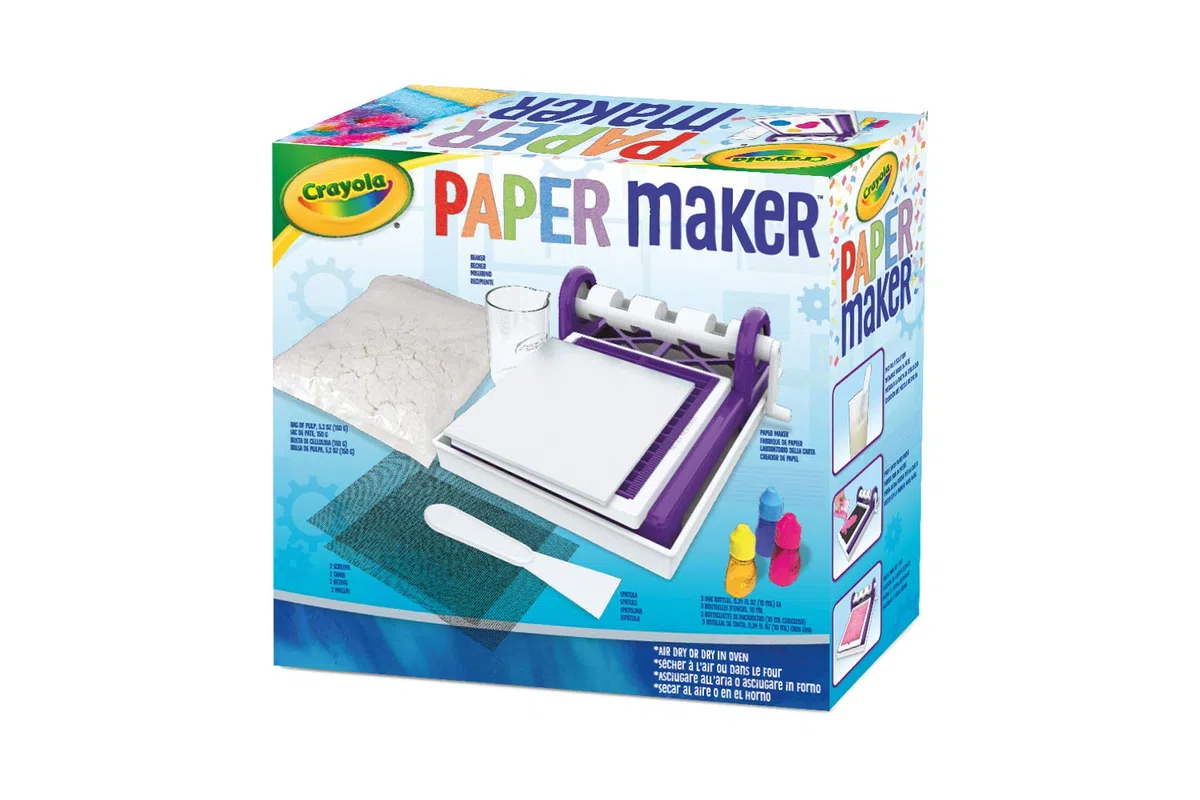 CRAYOLA- Laboratorio della Carta, per Creare Originali Fogli di Carta, 74-7407