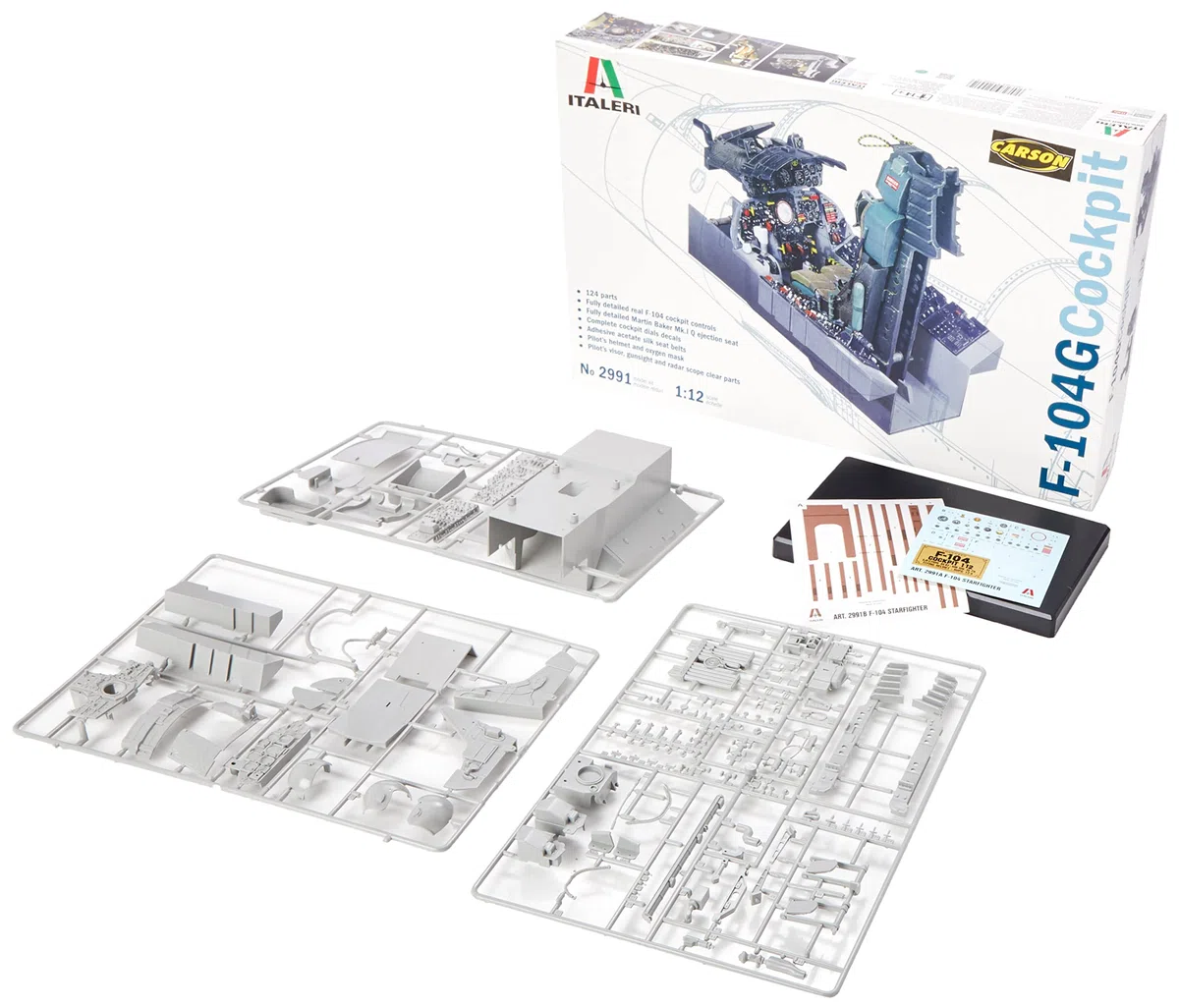 Italeri It2991 Interiore Aereo Militare F-104 G Starfighter Cockpit 1-12