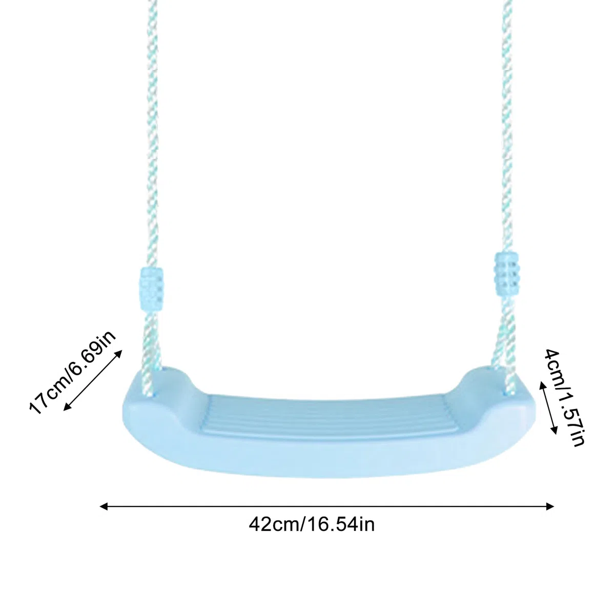 Sedile oscillante per il servizio pesante, sedile swing per bambini, Accessori oscillanti, Comodo sedile ergonomico reggerabile con divertimento interattivo a corda regolabile per l'uso all'interno e