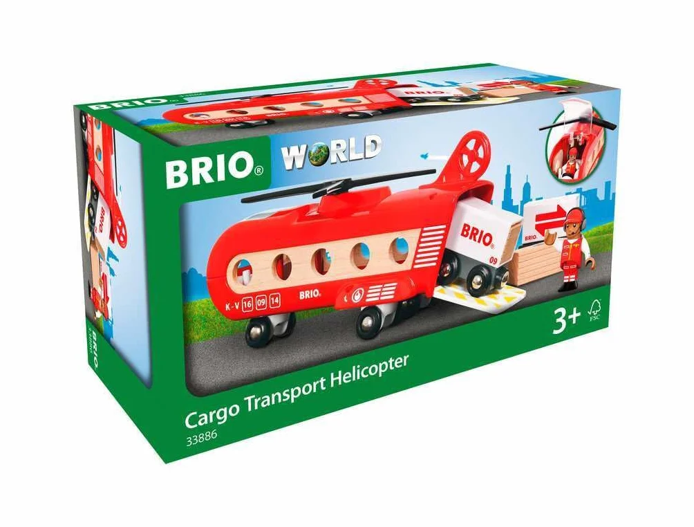 BRIO Ravensburger Italy 33886 - Elicottero Trasporto Merci