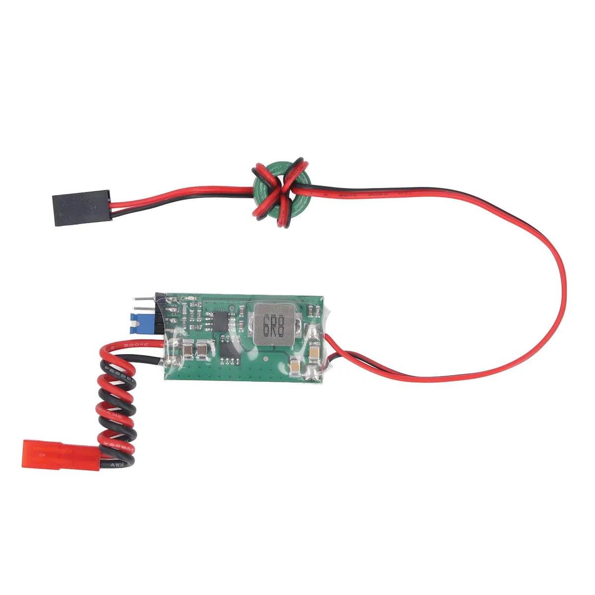 Modulo Regolatore di Tensione UBEC Esterno per Elicotteri RC, Ingresso Pacco Batteria 7-25,5 V, Uscita 5 V 6 V 7,4 V 6 A