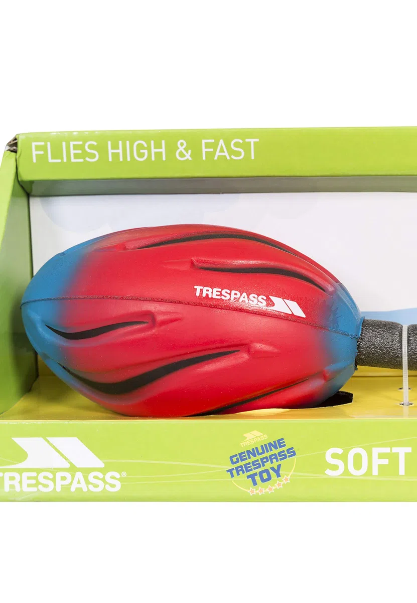 Trespass - Razzo Giocattolo Morbido in gommapiuma per Bambini, Colore: Rosso/Blu (Confezione da 2)