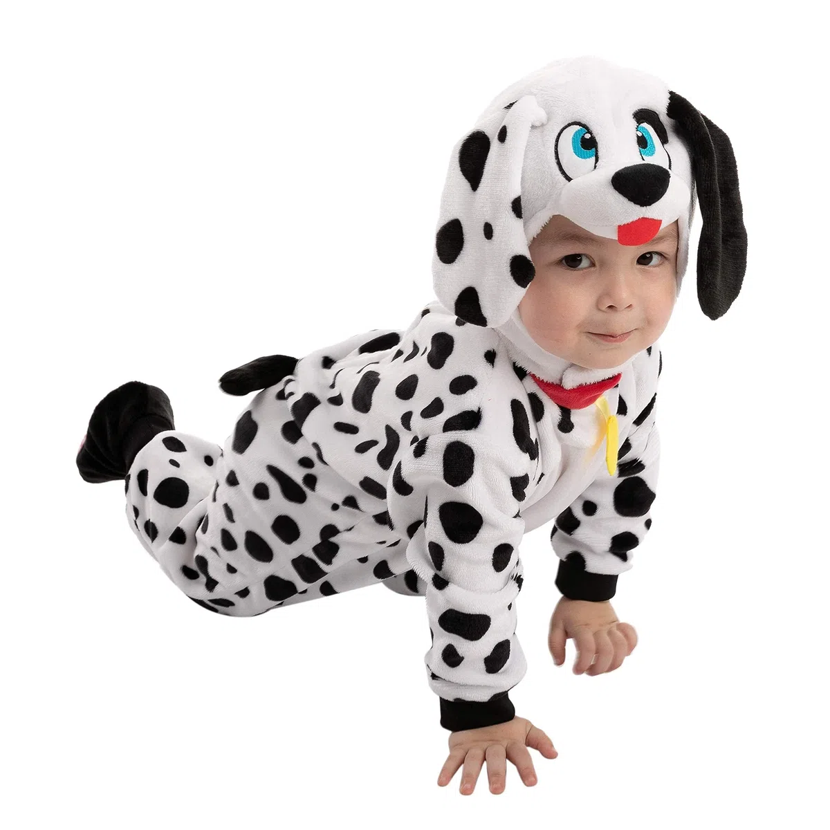 Spooktacular Creations Costume da cucciolo di dalmata per neonato per la festa di Halloween dolcetto o scherzetto