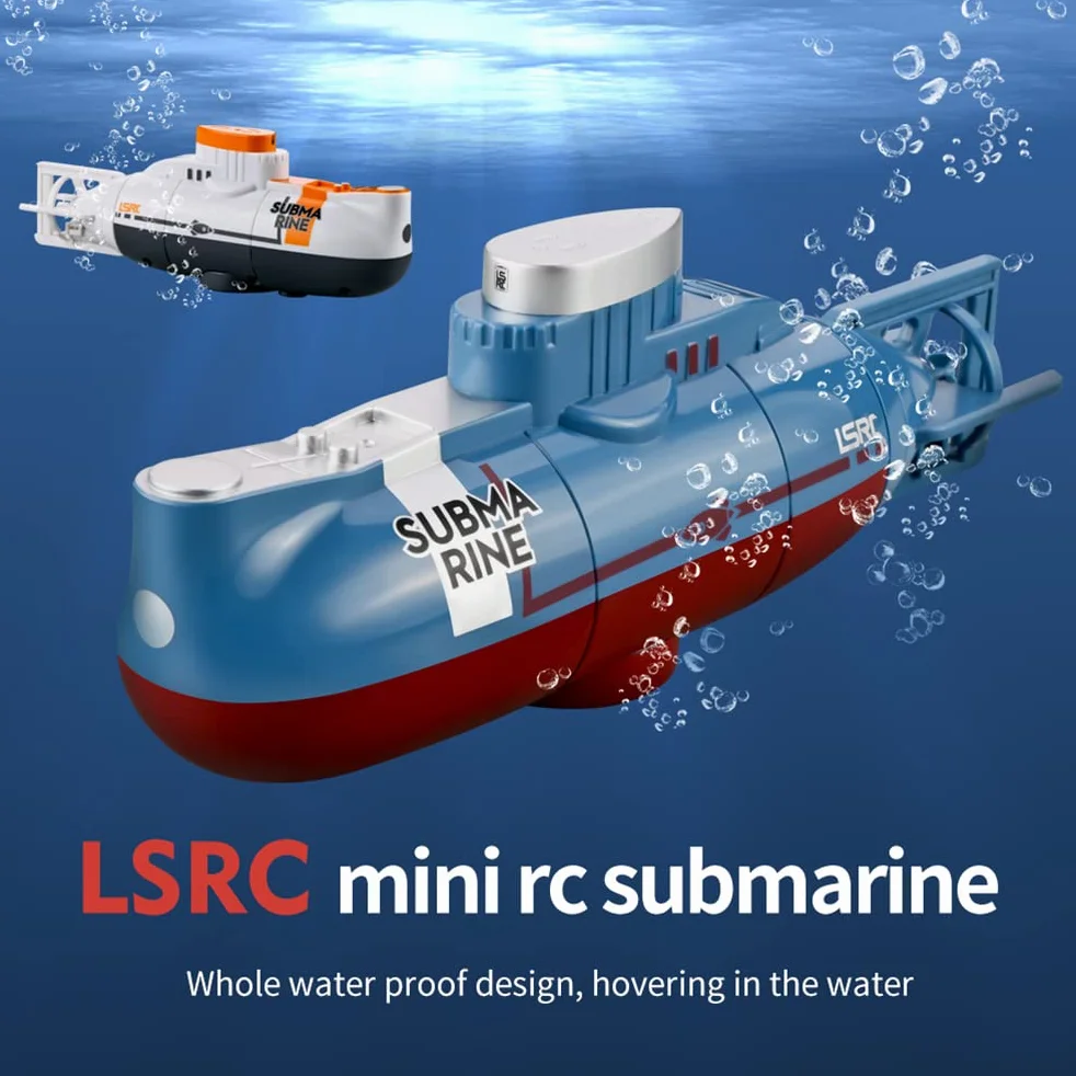 Mini Giocattolo Sottomarino RC, Telecomando a 6 canali sotto la Nave dell'Acqua, Modello di Giocattolo Elettrico per Barca da Sub Giocattolo educativo per Bambini per