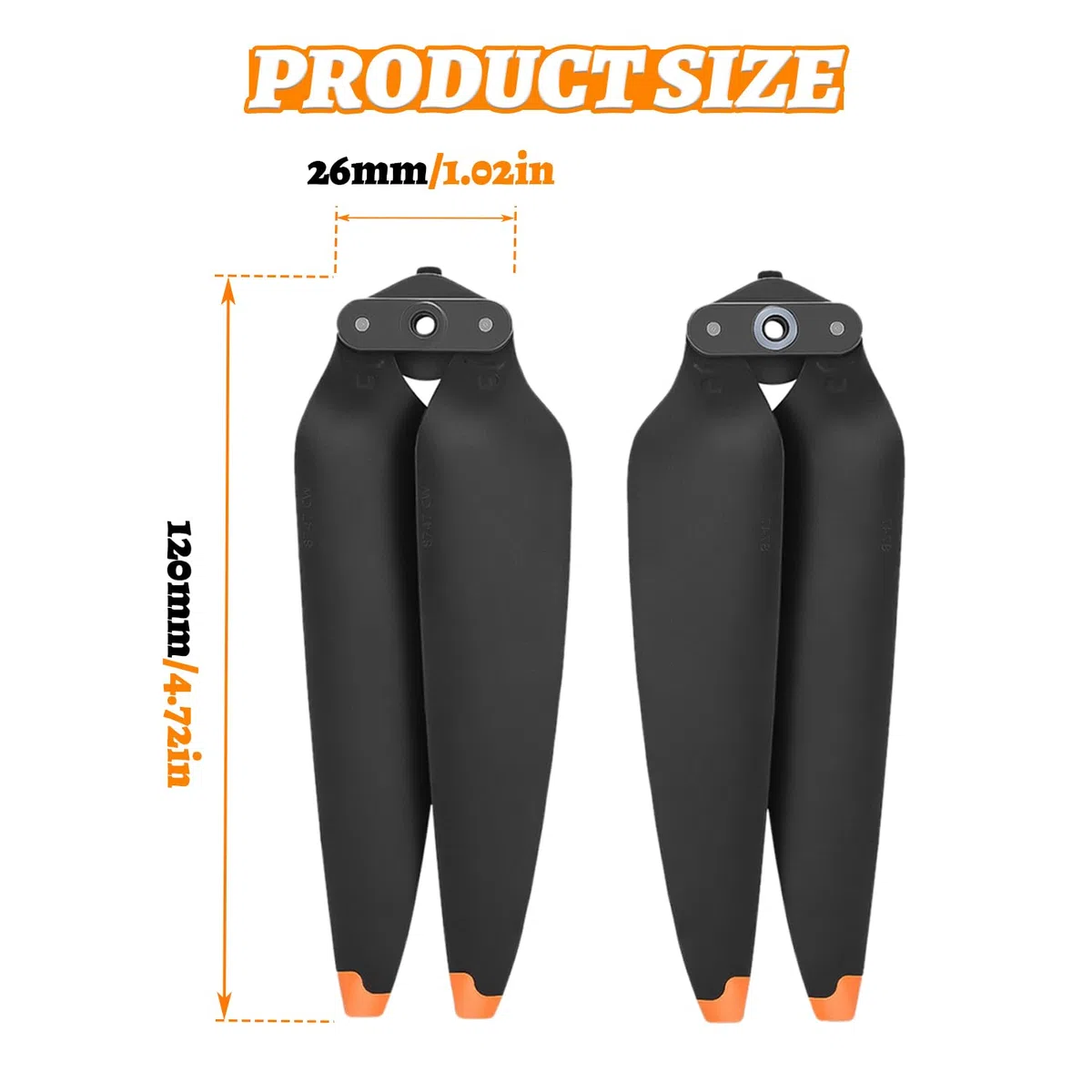 8Pcs Eliche per DJI Air 3/Air 3S, Basso Rumore & Stabile Eliche, Drone Eliche di Ricambio