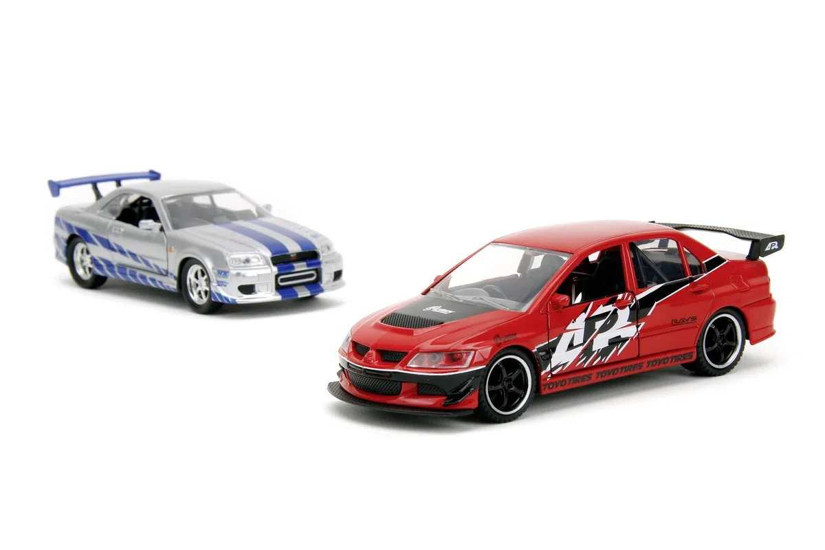 Jada Toys Fast & Furious Twin Pack 1:32 Wave 4/2 giocattolo auto modellino auto set da gioco