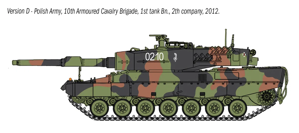 ITALERI 35106 Leopard 2 A4 - War Thunder, Model Kit/Modello in plastica da montare. Scala 1:35