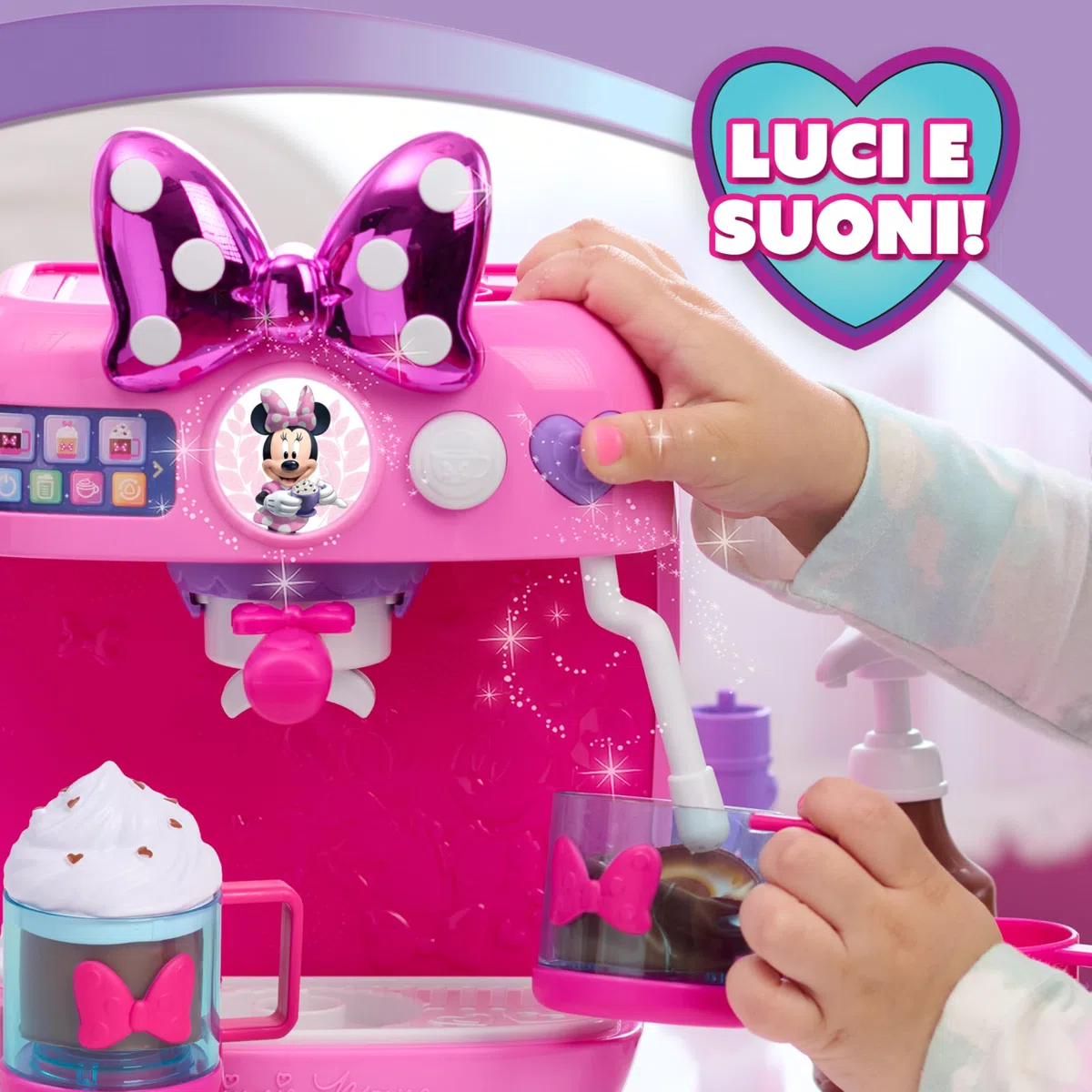Just Play Set di Gioco Disney Junior Minnie Mouse Rise & Shine Bowrista, Giocattoli per Bambini dai 3 Anni