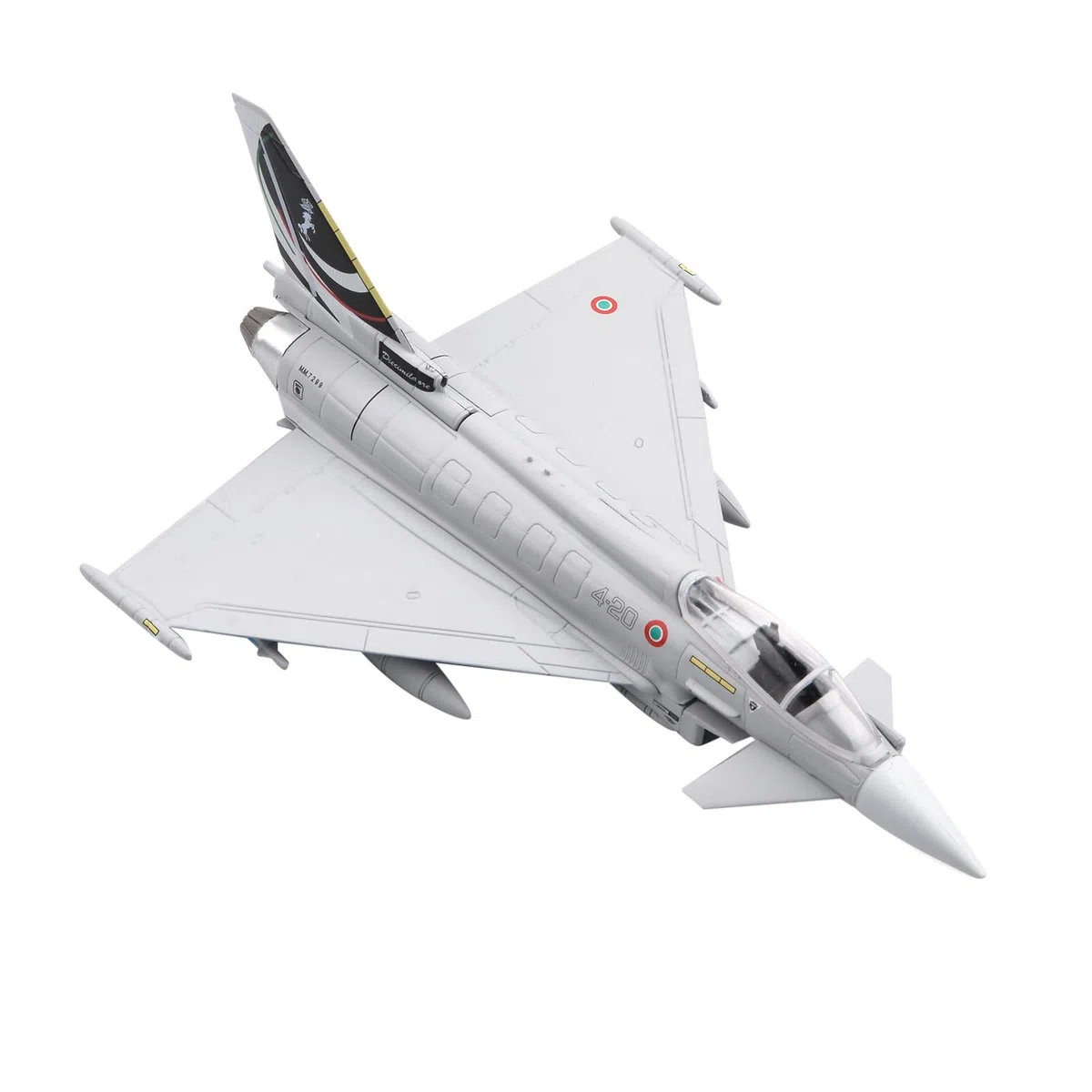 Lega Eurofighter Typhoon EF-2000 Fighter Aircraft Model 1:100 Toy Simulation Science Exhibition Model