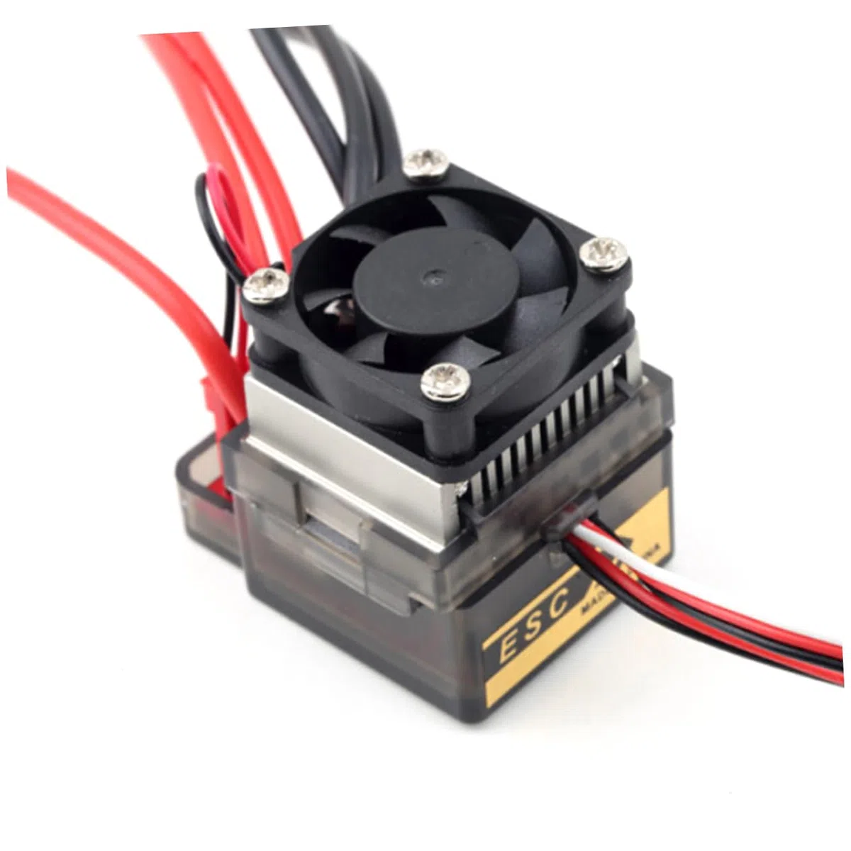 2 16 V 320 A Brushless ESC Regolatore elettronico con ventola di raffreddamento e funzione frenante per auto RC e barche controllo ad alte prestazioni per veicoli modello