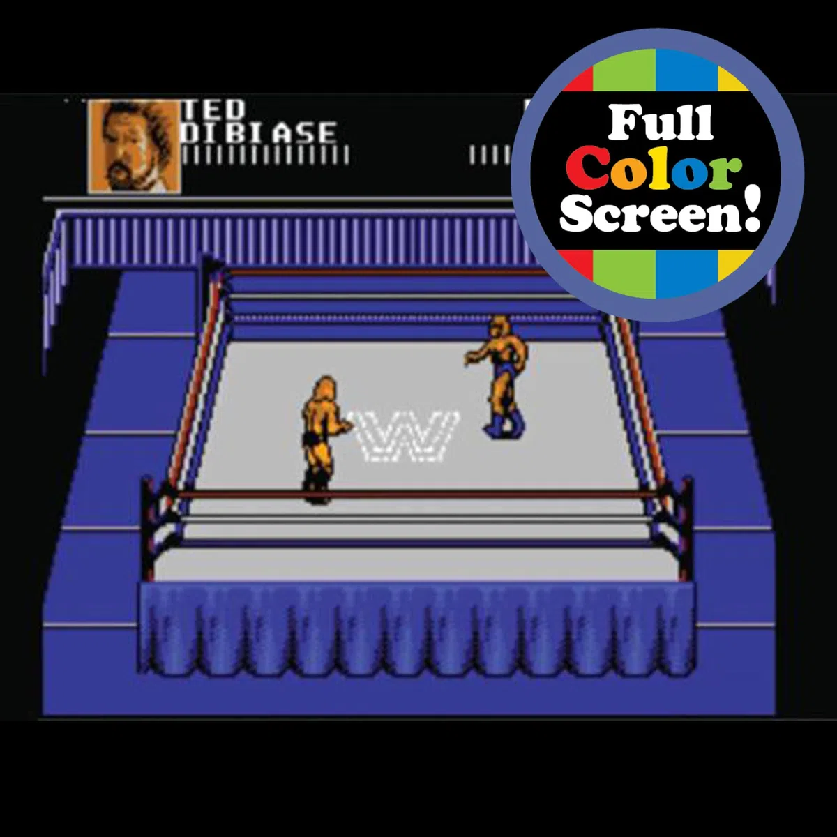 Basic Fun Mini Console Arcade Classica WWE con Giochi Integrati